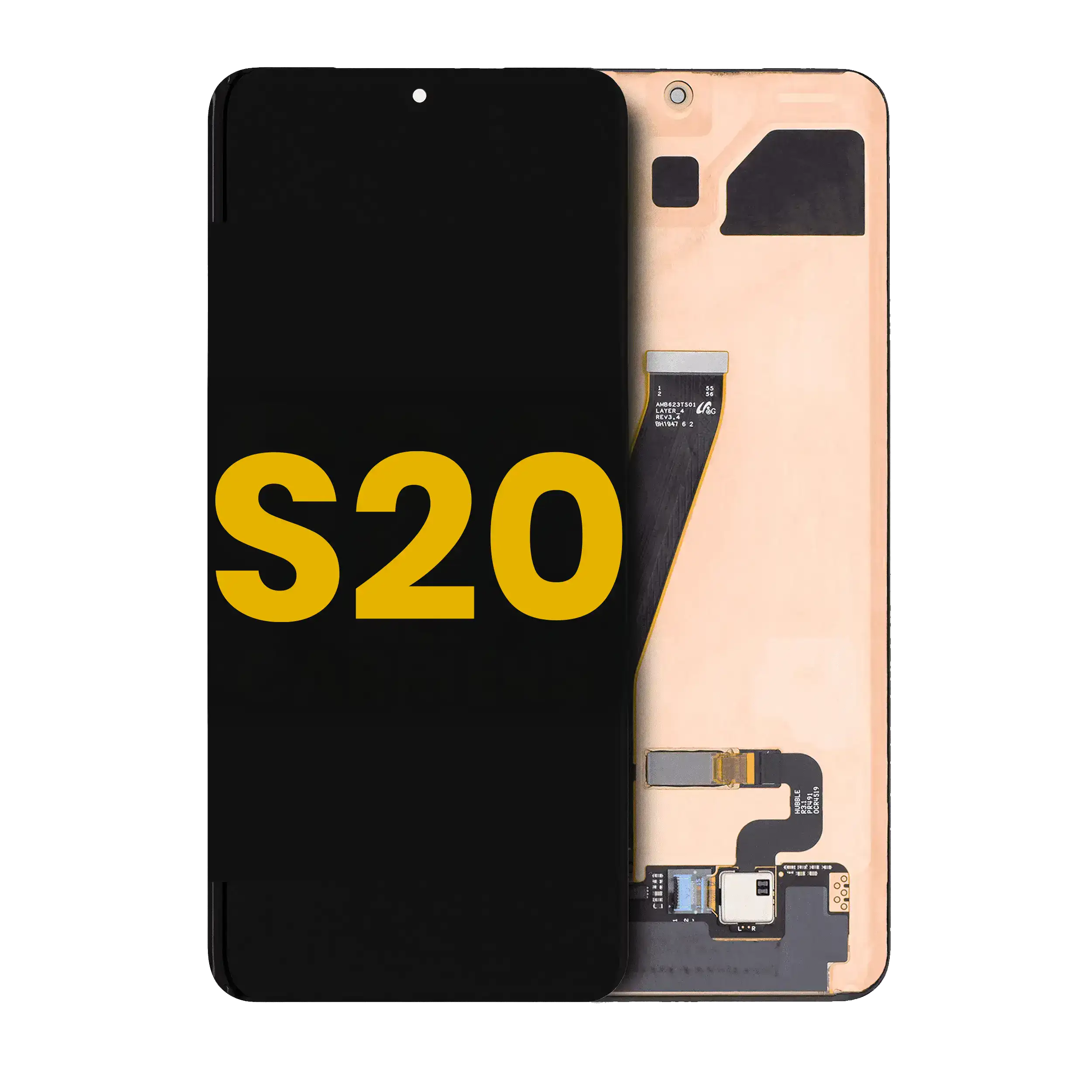 OLED-Display ohne Rahmen für Samsung Galaxy S20 5G (Refurbished) (Alle Farben)