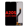 LCD-Display ohne Rahmen für Samsung Galaxy A20s Aftermarket Plus