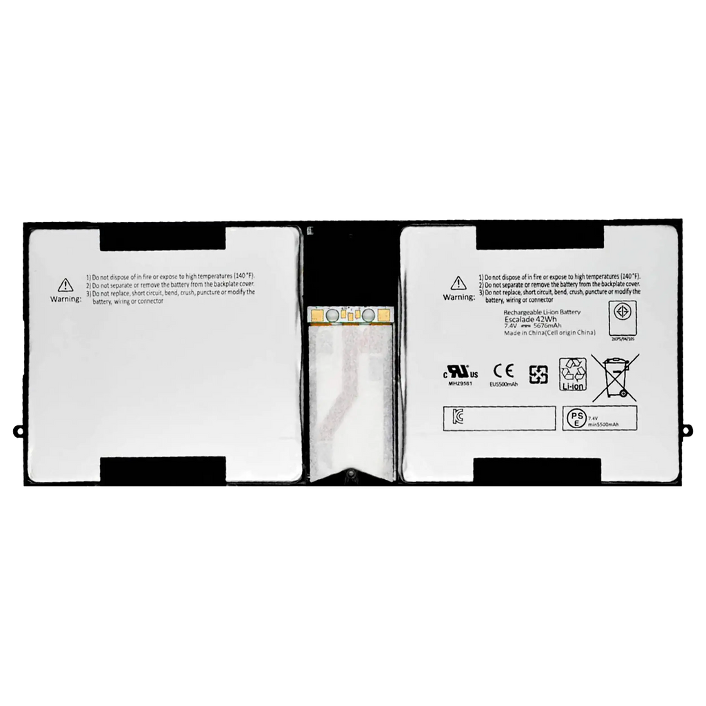 Replacement battery for Microsoft Surface Pro (1514)