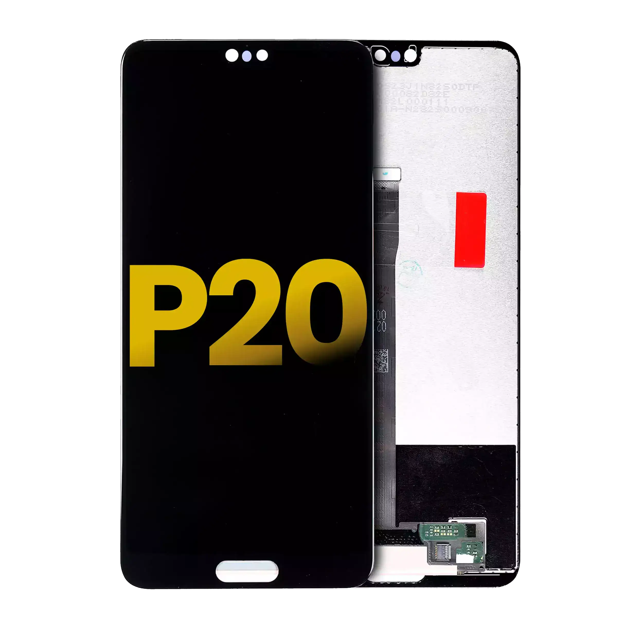 LCD Display No Frame for Huawei P20 (Refurbished) (Black)
