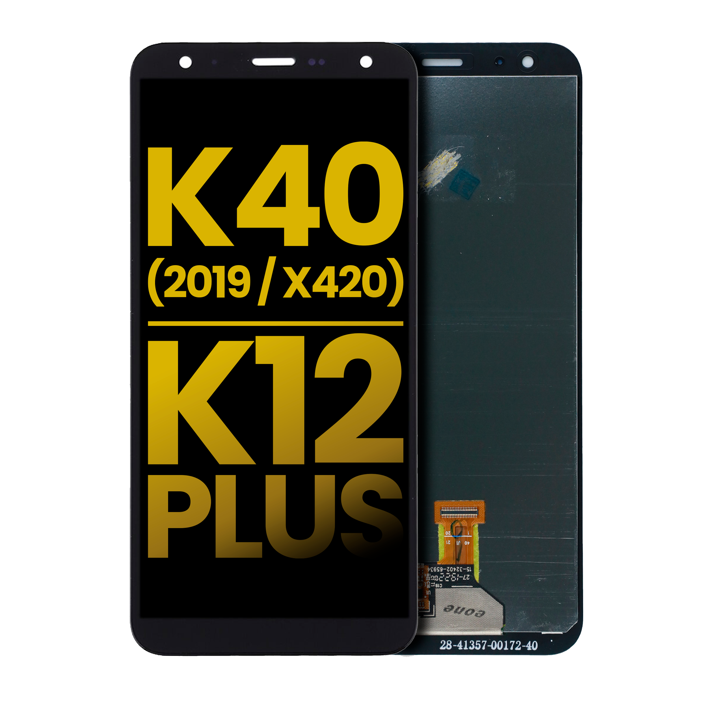 Frameless LCD Display for LG K40 (2019 / X420) / K12 Plus (Refurbished) (All Colors)