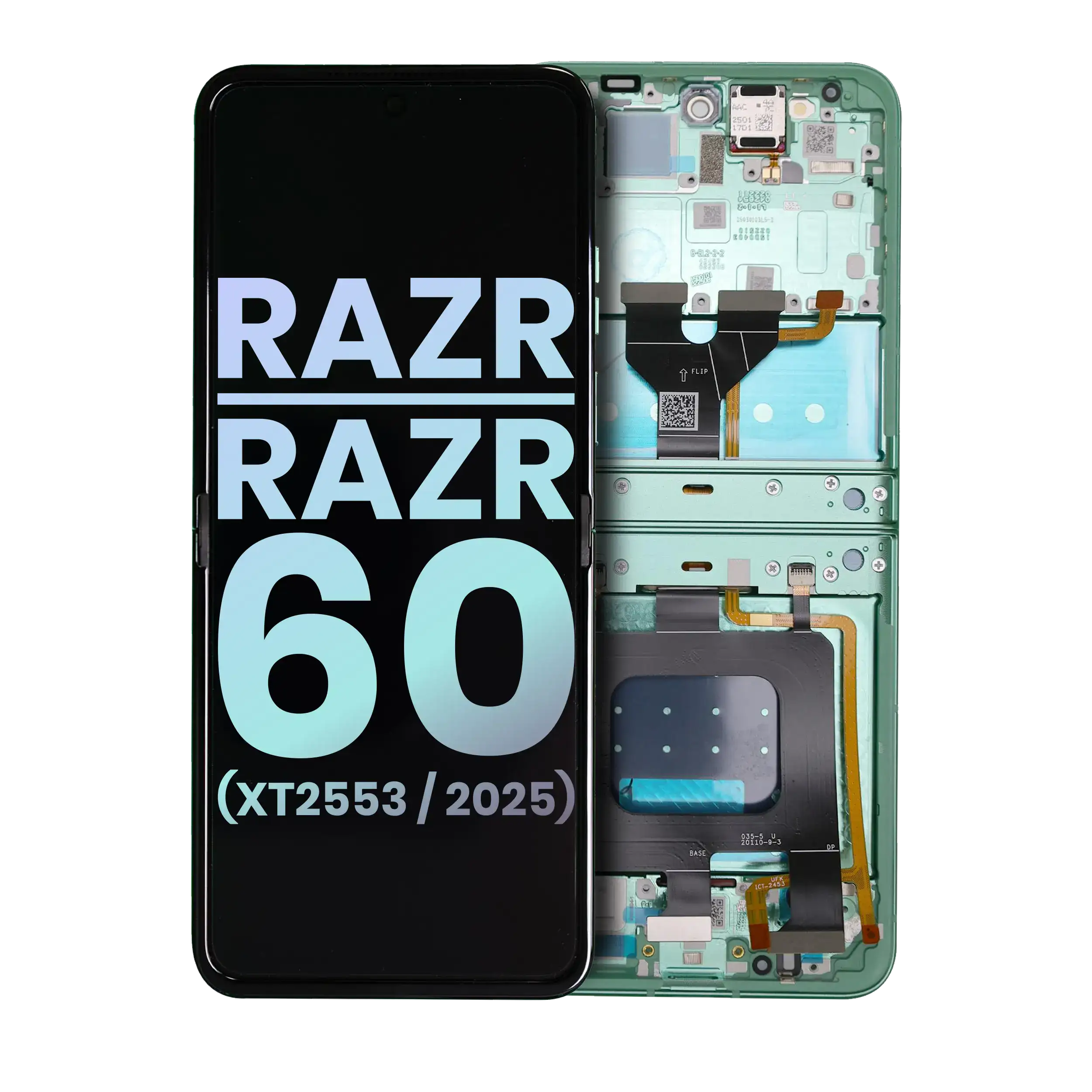 OLED-Display mit Rahmen für Motorola Razr 60 (2025) OEM Spring Bud