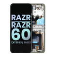 OLED-Display m. Rahmen f. Motorola Razr 60 OEM (Lightest Sky)