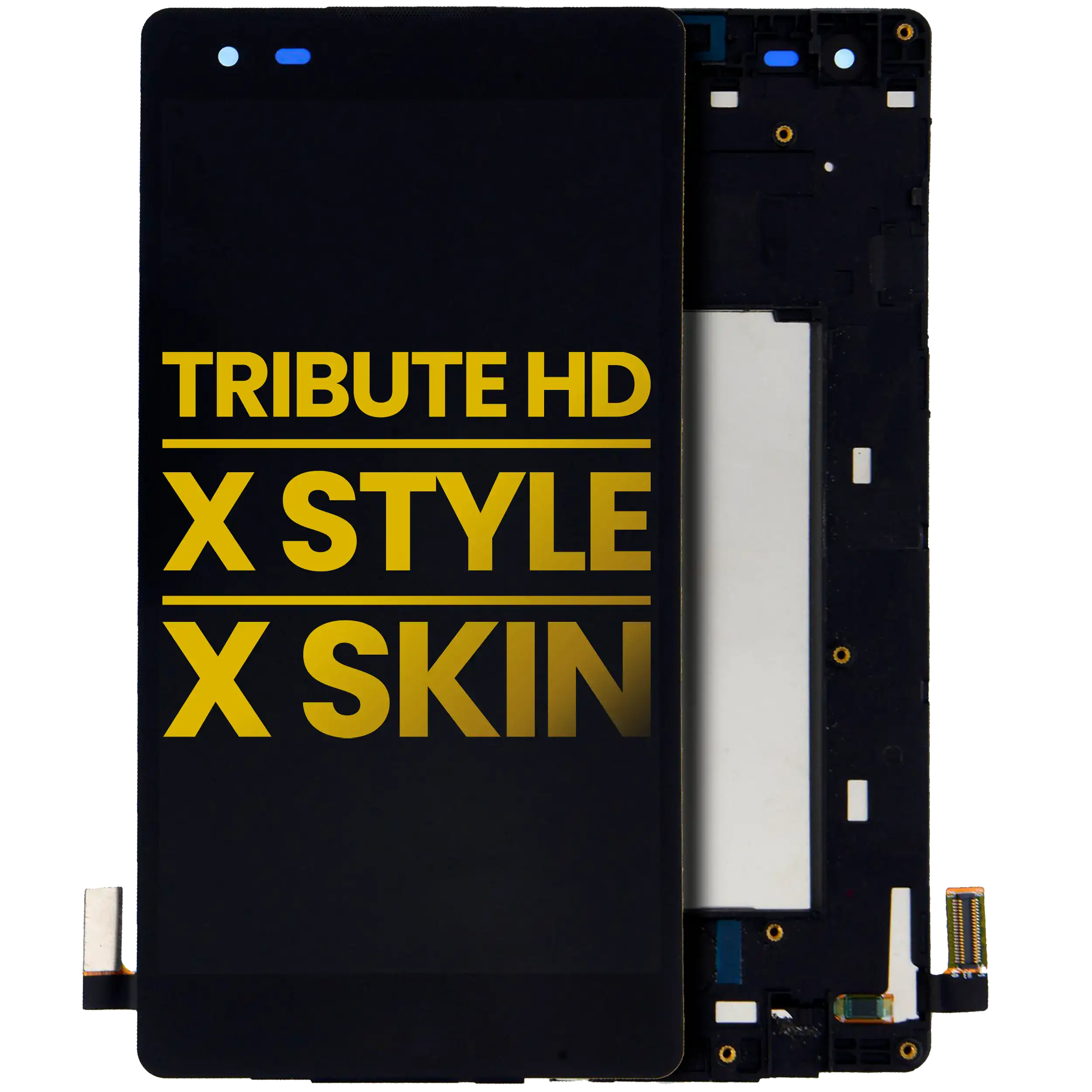 LCD Display with Frame for LG Tribute HD (LS676) / LG X Style (K200 / L53BL / L56VL) / LG X Skin (F740) (Refurbished, Black)