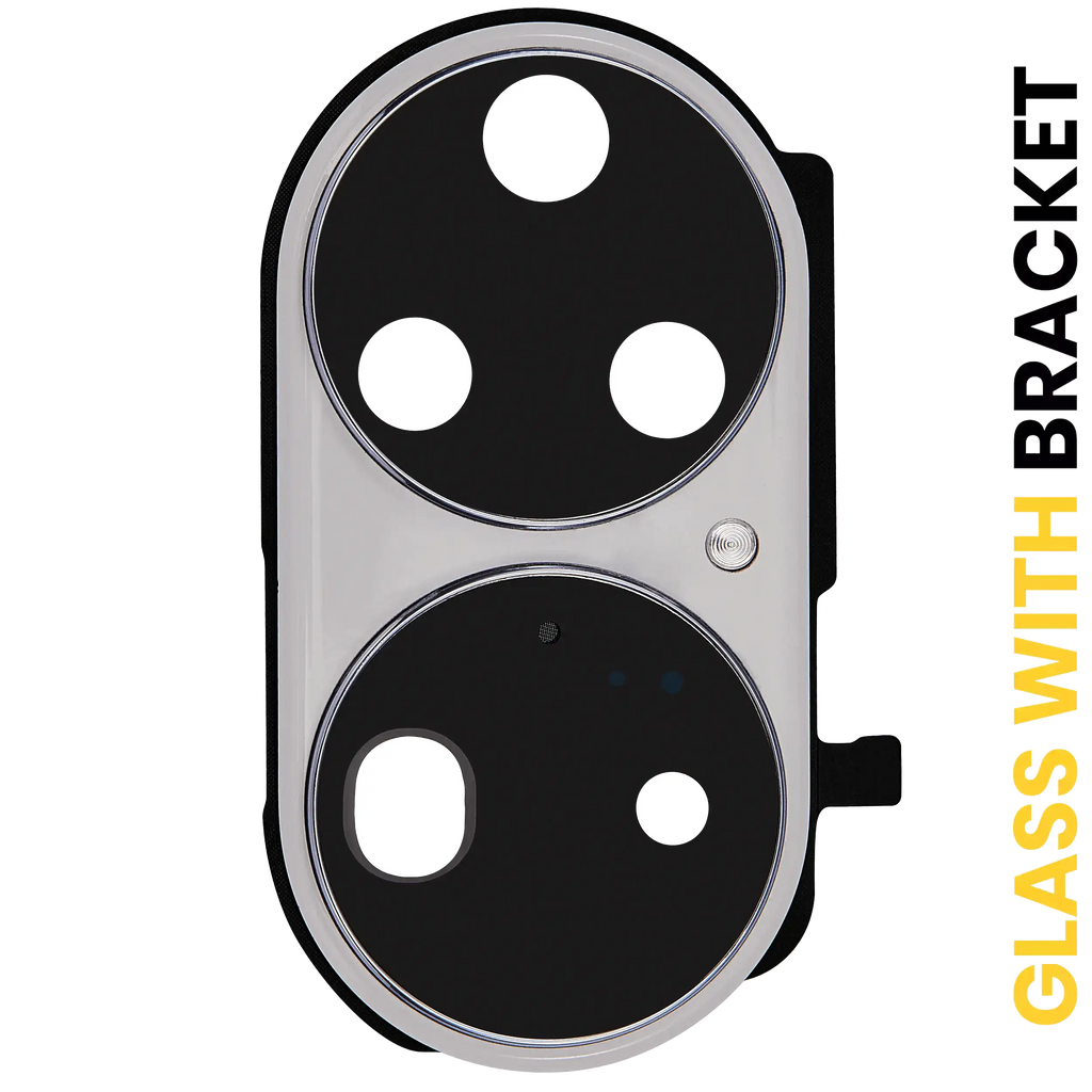 Camera Lens with Holder for Huawei P50 Pro (Pearl White)