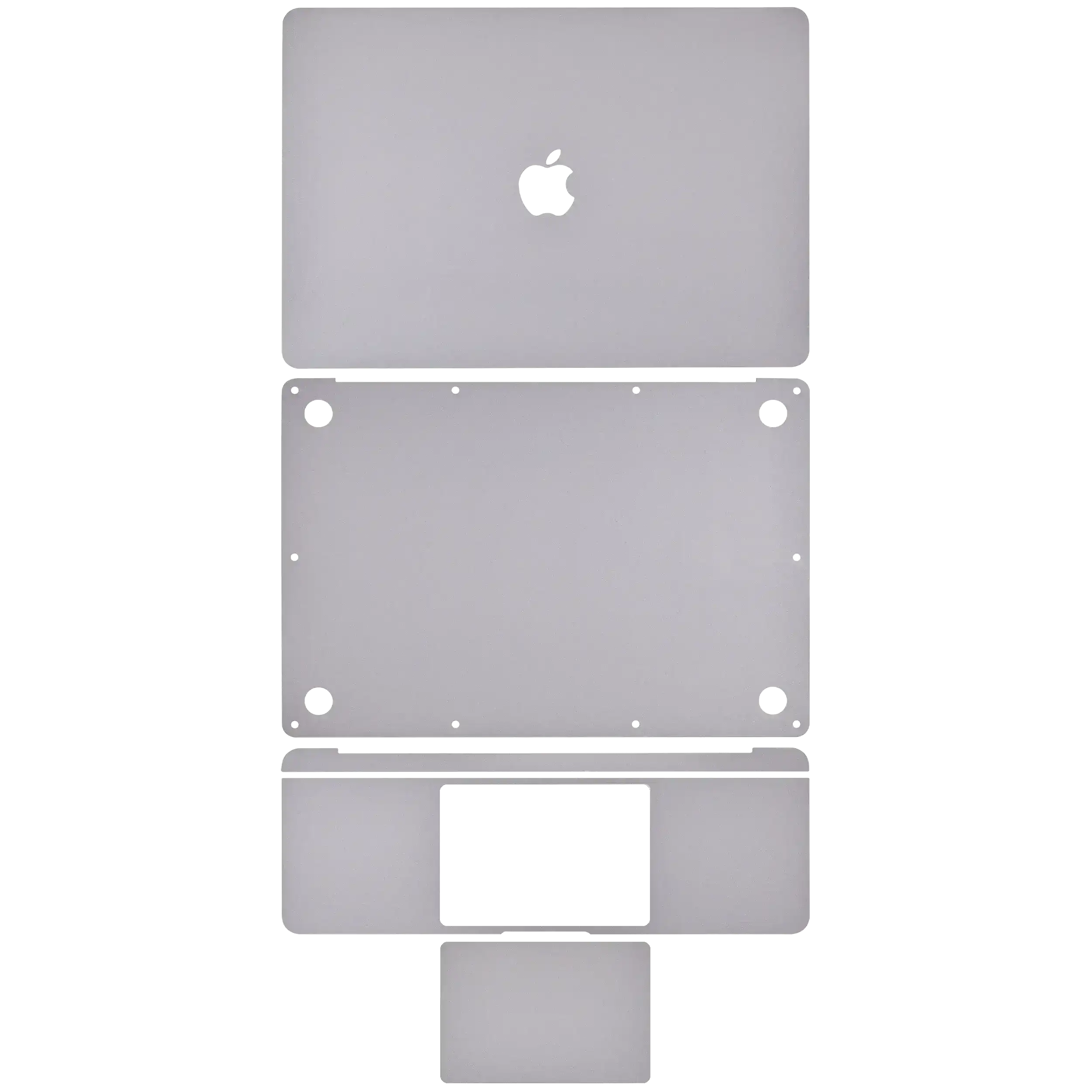 4in1 Skin für MacBook Air 13" 2018-2020 Space Gray