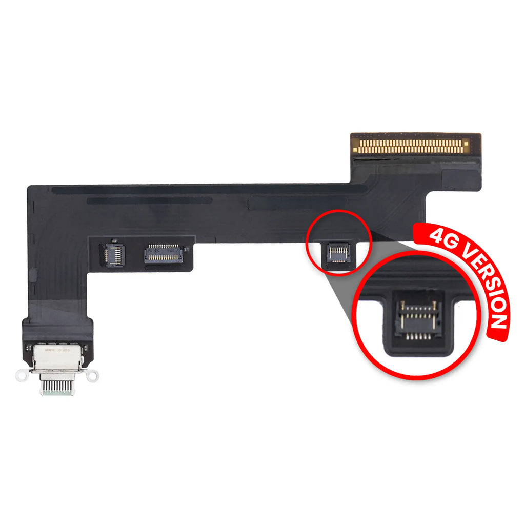 Flex Cable for Charging Port for iPad Air 4 / iPad Air 5 (Cellular) (Premium) (Green)
