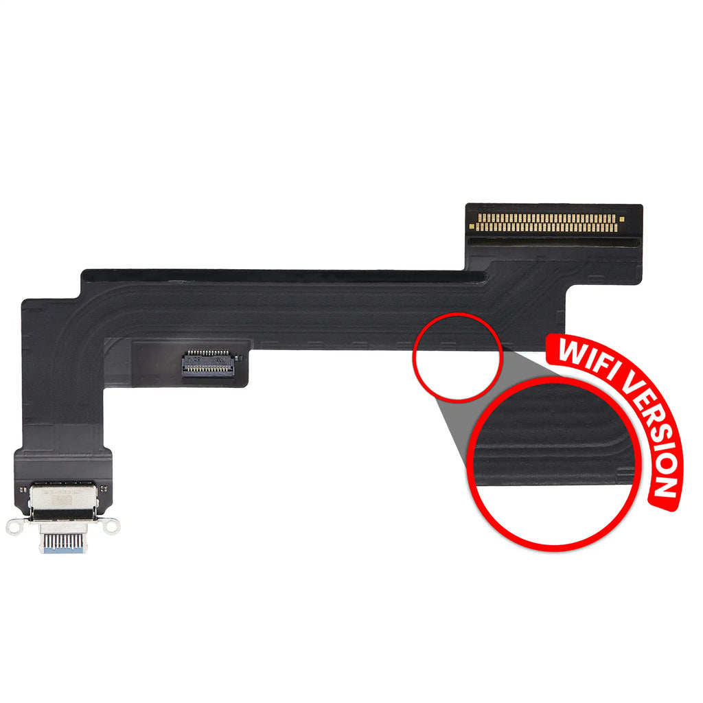 Charging Port Flex Cable for iPad Air 5 (WiFi-Only) (Premium) (Blue)