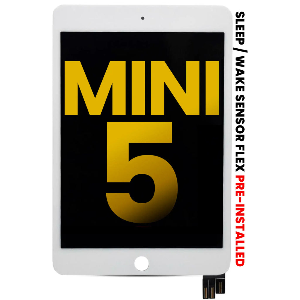 Refurb. LCD-Display m. Digitizer u. Sensor-Flex f. iPad Mini5 weiß