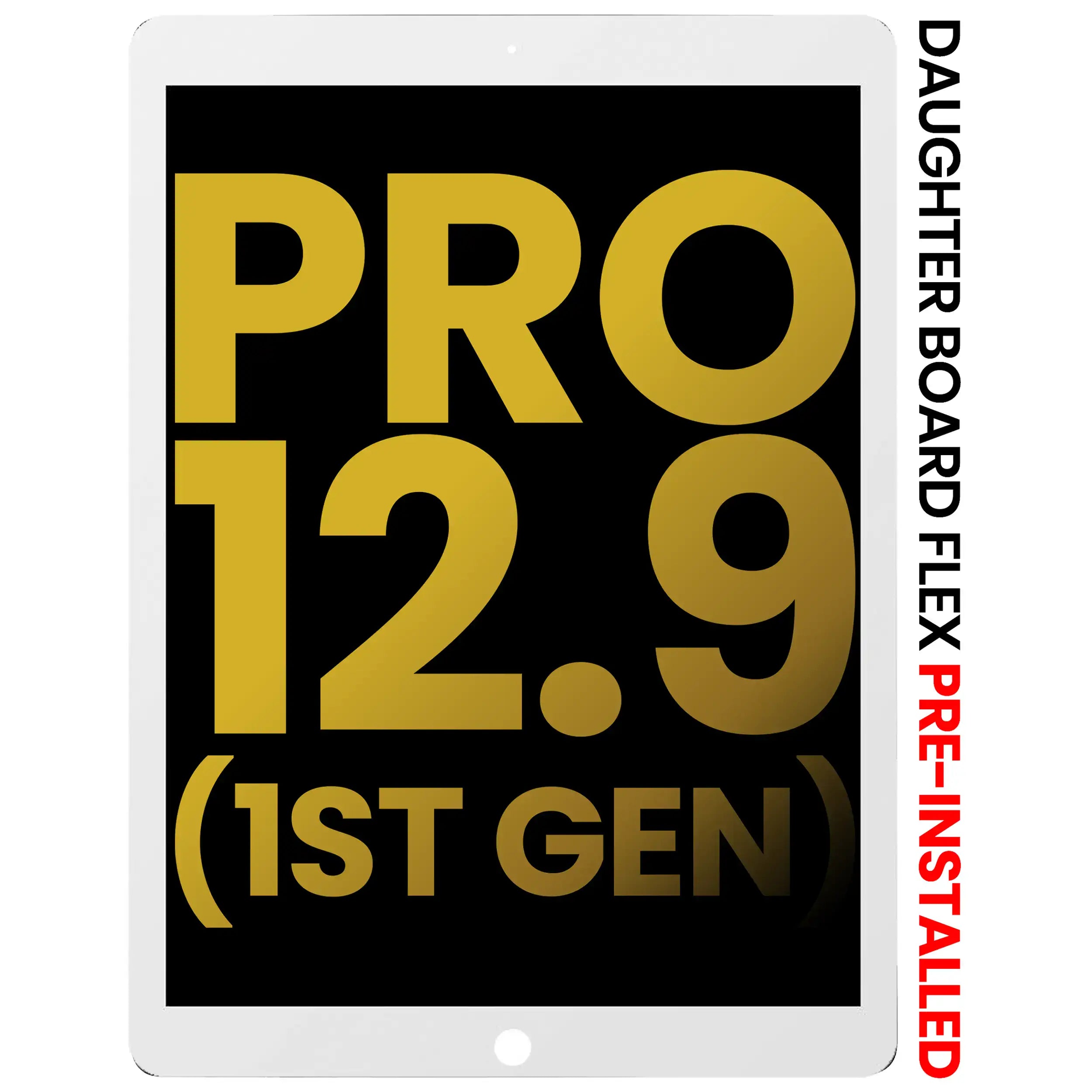 LCD-Display m. Digitizer & Flex für iPad Pro 12.9" 1. Gen Refurbished Weiß