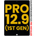 LCD Display with Digitizer and Pre-installed Daughterboard Flex for iPad Pro 12.9 inch 1st Gen (2015) (Refurbished) (Black)