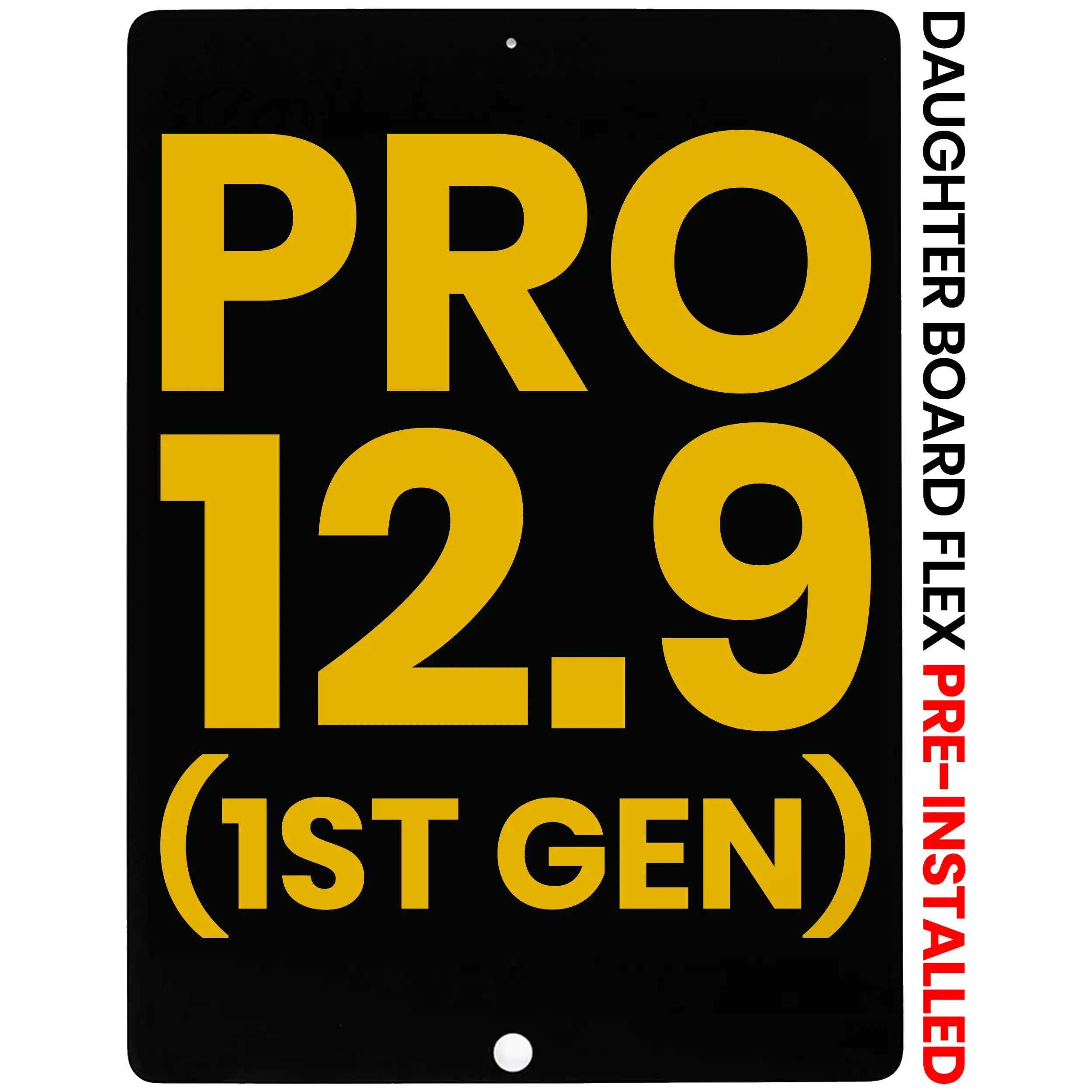 LCD+Digitizer+Flex für iPad Pro 12.9" 1.Gen Refurbished Schwarz