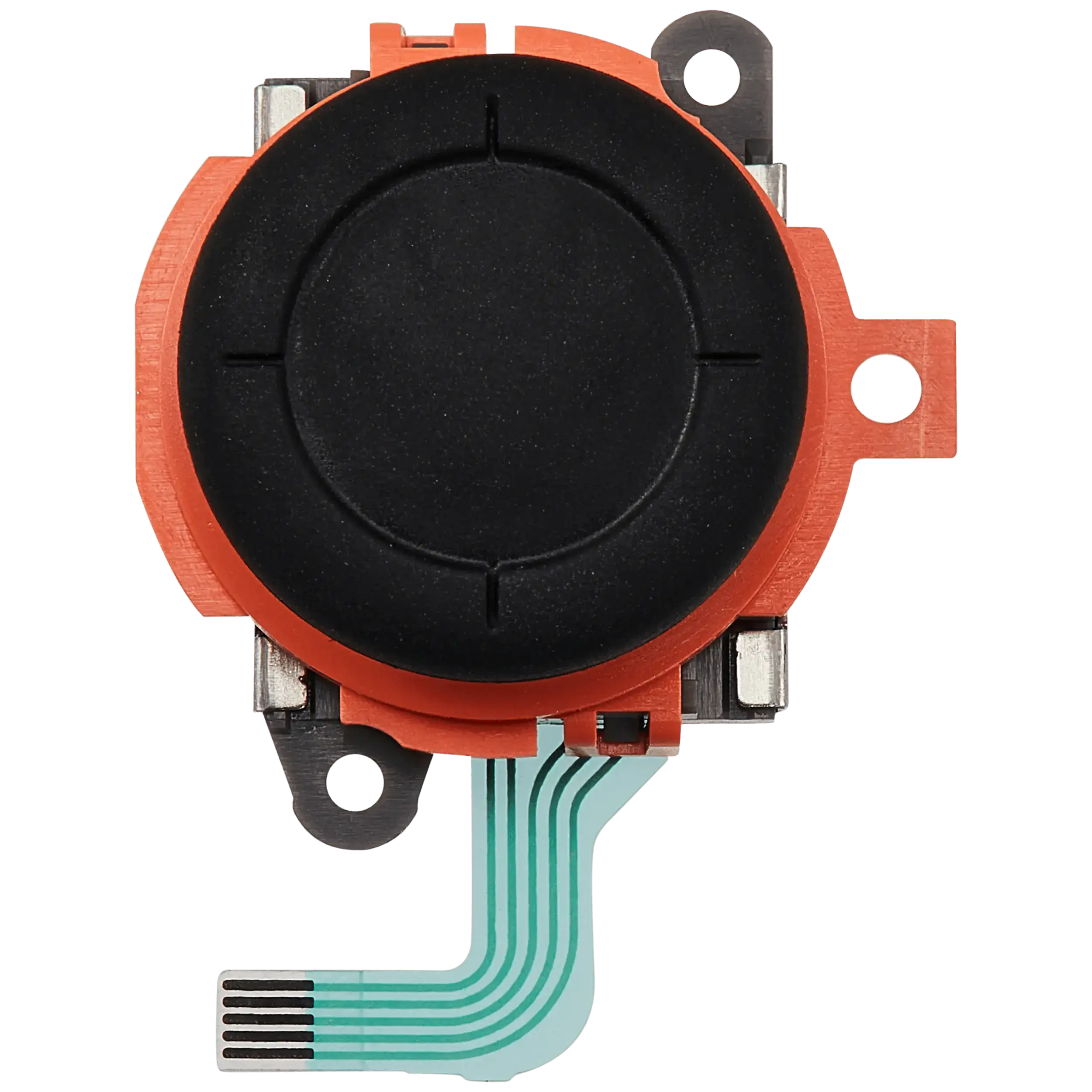 3D Analog Thumbstick Cap for Nintendo Switch 2 Joy-Con Controller (Orange)