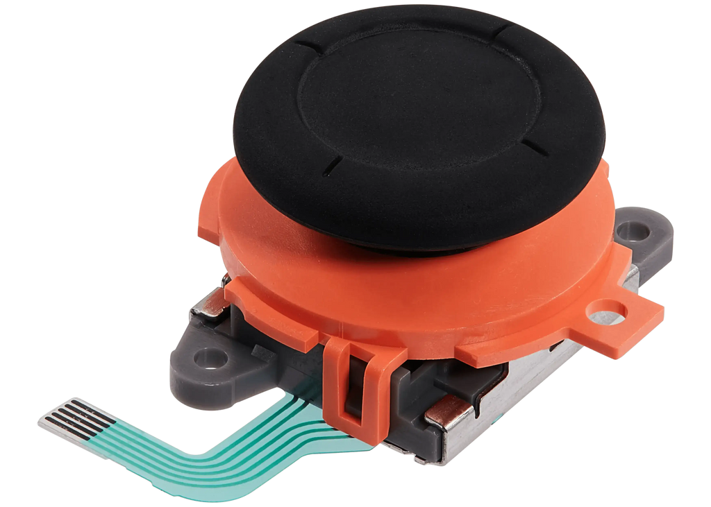 3D Analog Thumbstick Cap for Nintendo Switch 2 Joy-Con Controller (Orange)