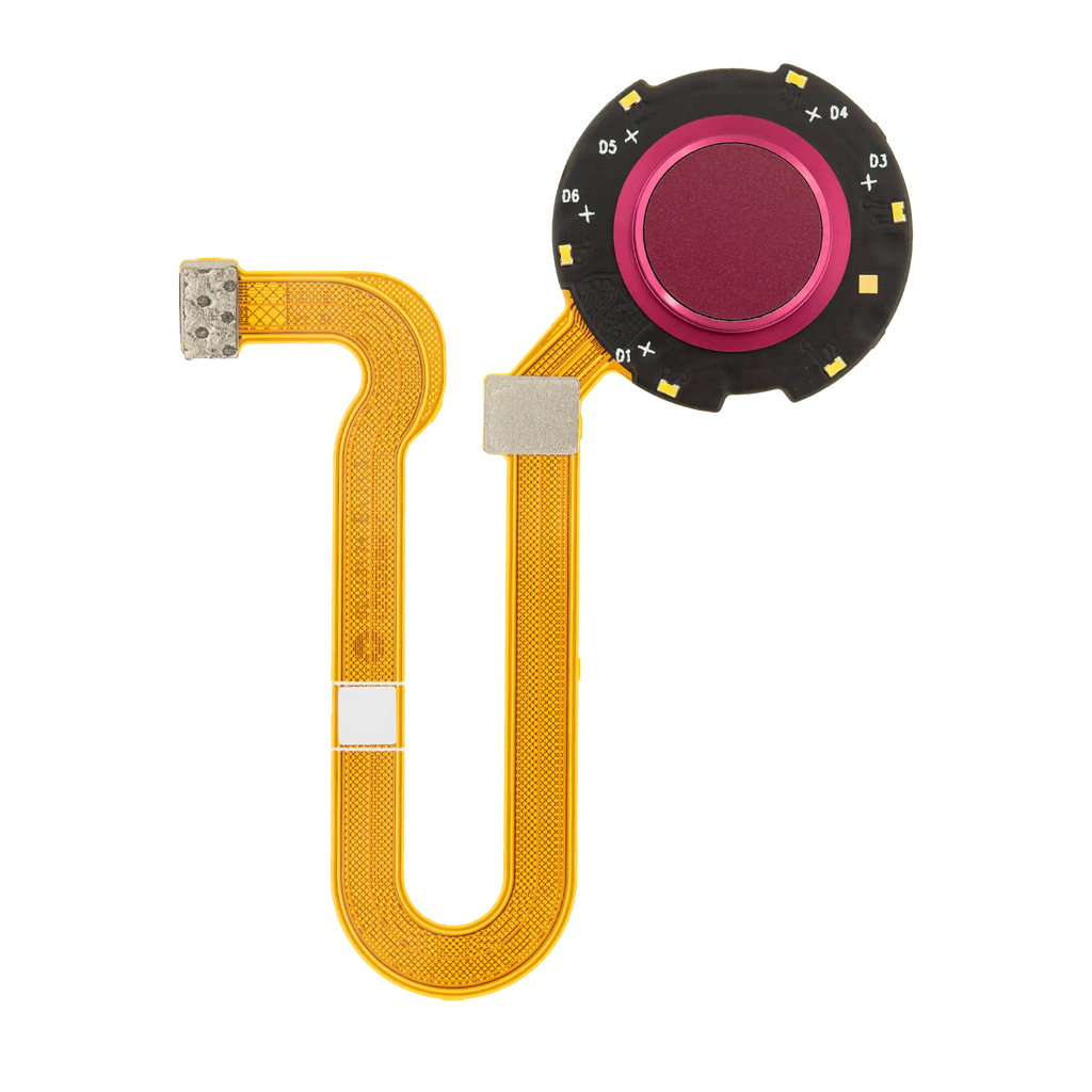 Fingerprint reader with flex cable for Motorola One Hyper (XT2027 / 2020) (Fresh Orchid)