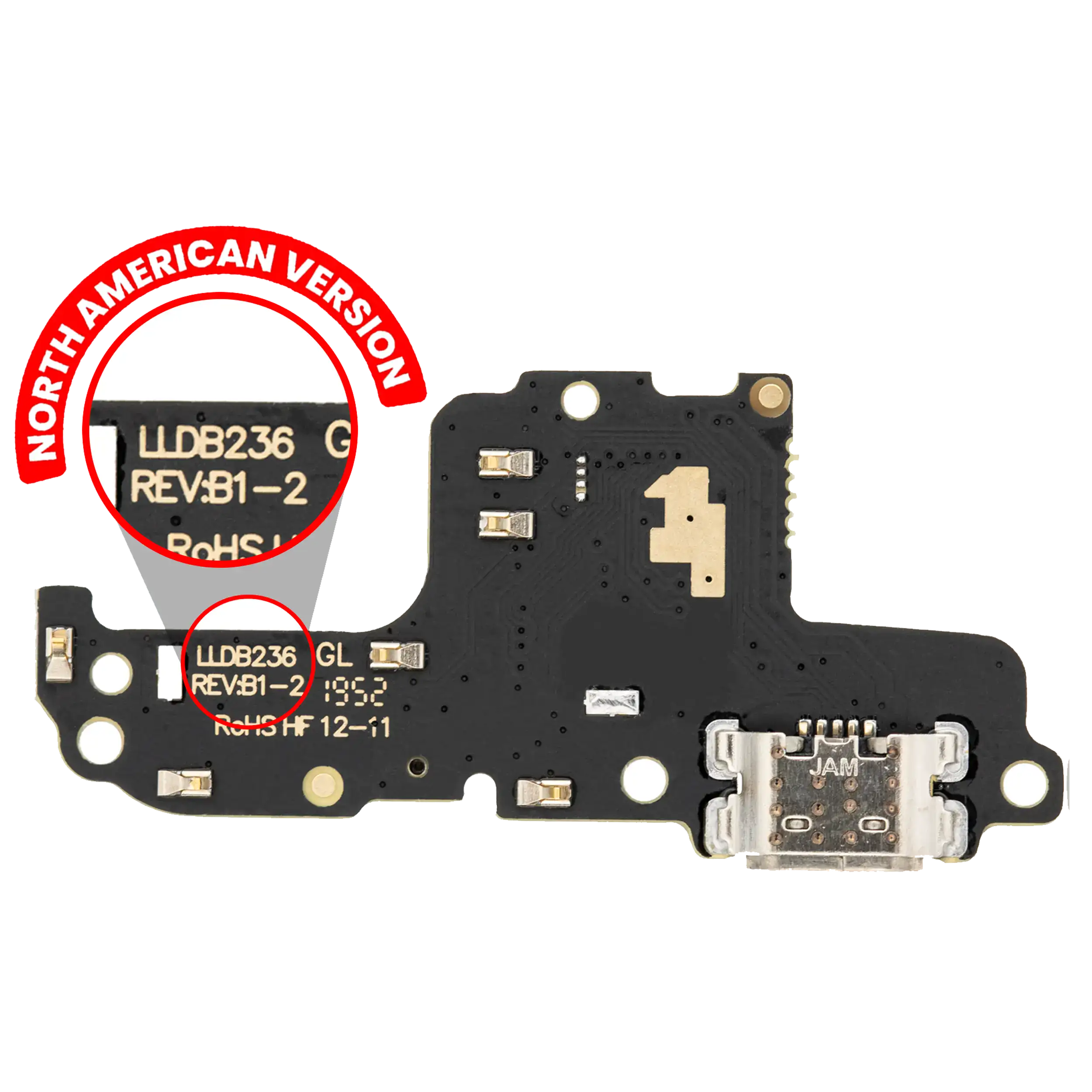 Ladebuchse-Board für Motorola Moto E (XT2052 / 2020) (US-Version)