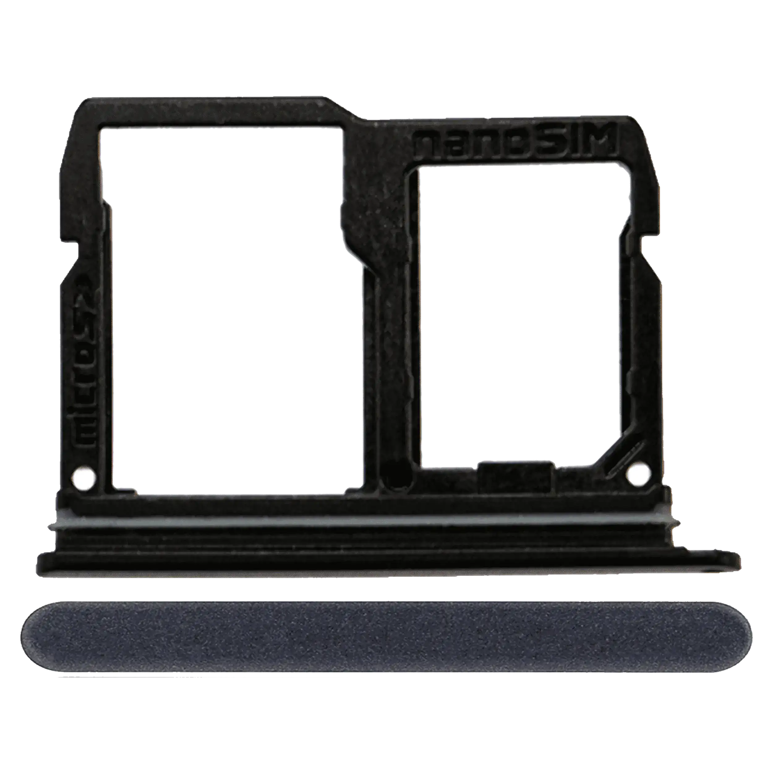 SIM Card Tray for LG Stylo 4 / Stylo 4 Plus (Original OEM) (Black)