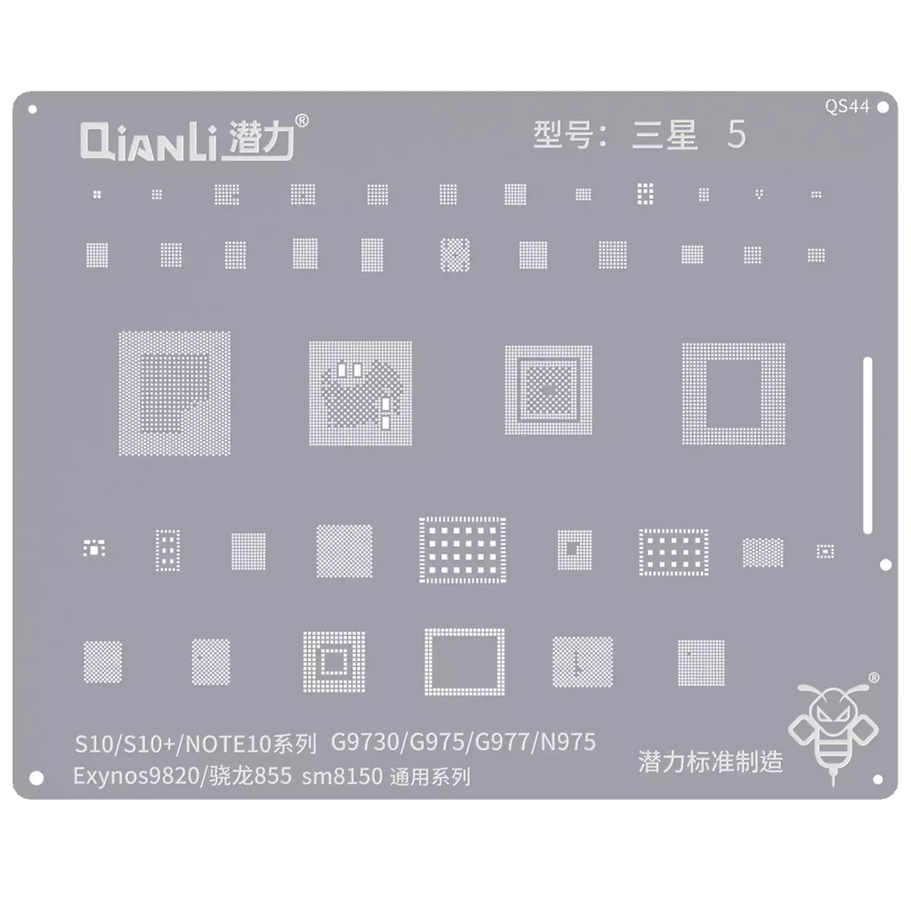 Bumblebee Stencil (QS44) for Samsung Galaxy S10 / S10 Plus / Note 10 (Exynos9820) (Snapdragon855 / SM8150) Universal Series