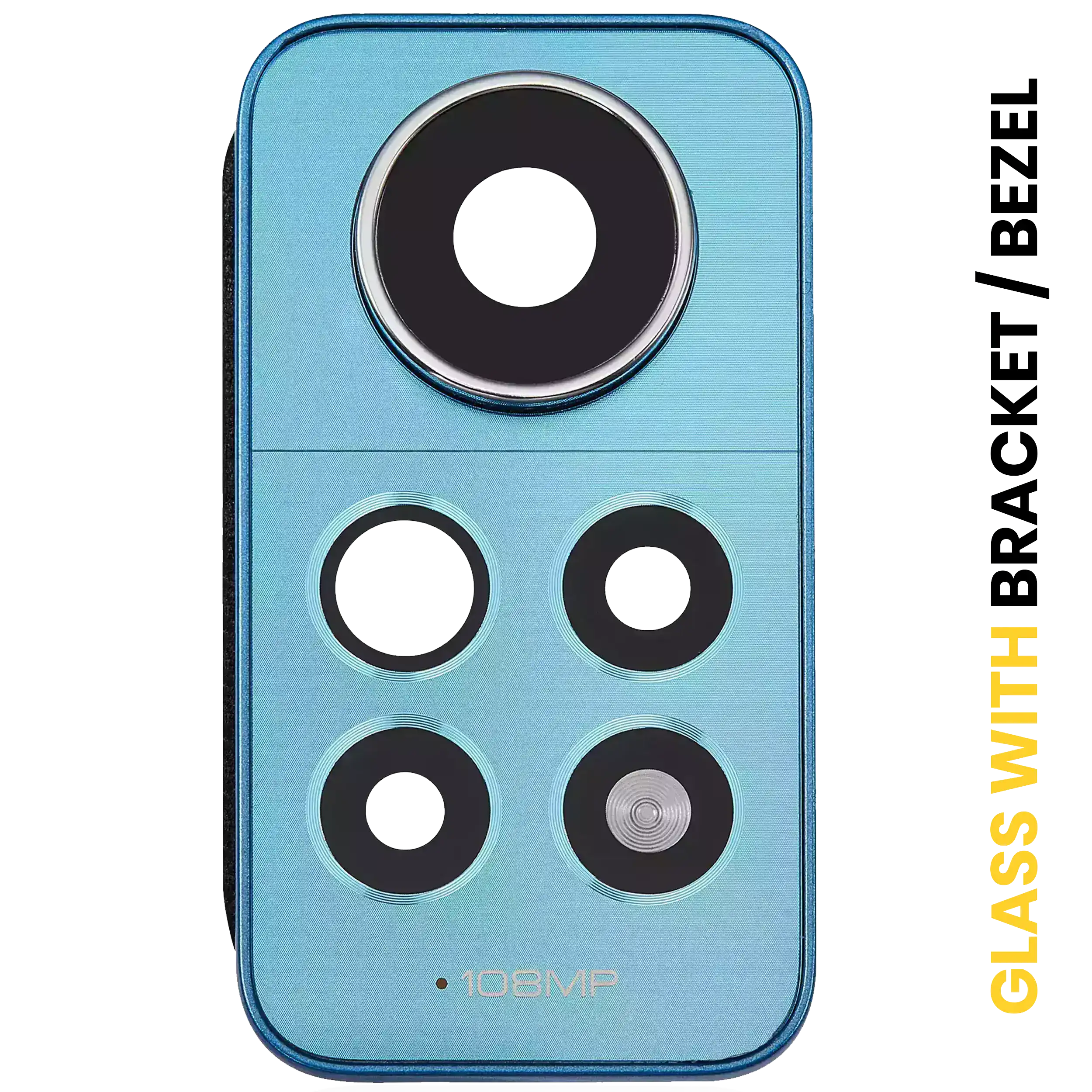 Kameralinse hinten mit Halterung für Xiaomi Redmi Note 12 Pro 4G Star Blue