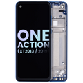 Motorola One Action Display mit Rahmen OEM Denim Blue