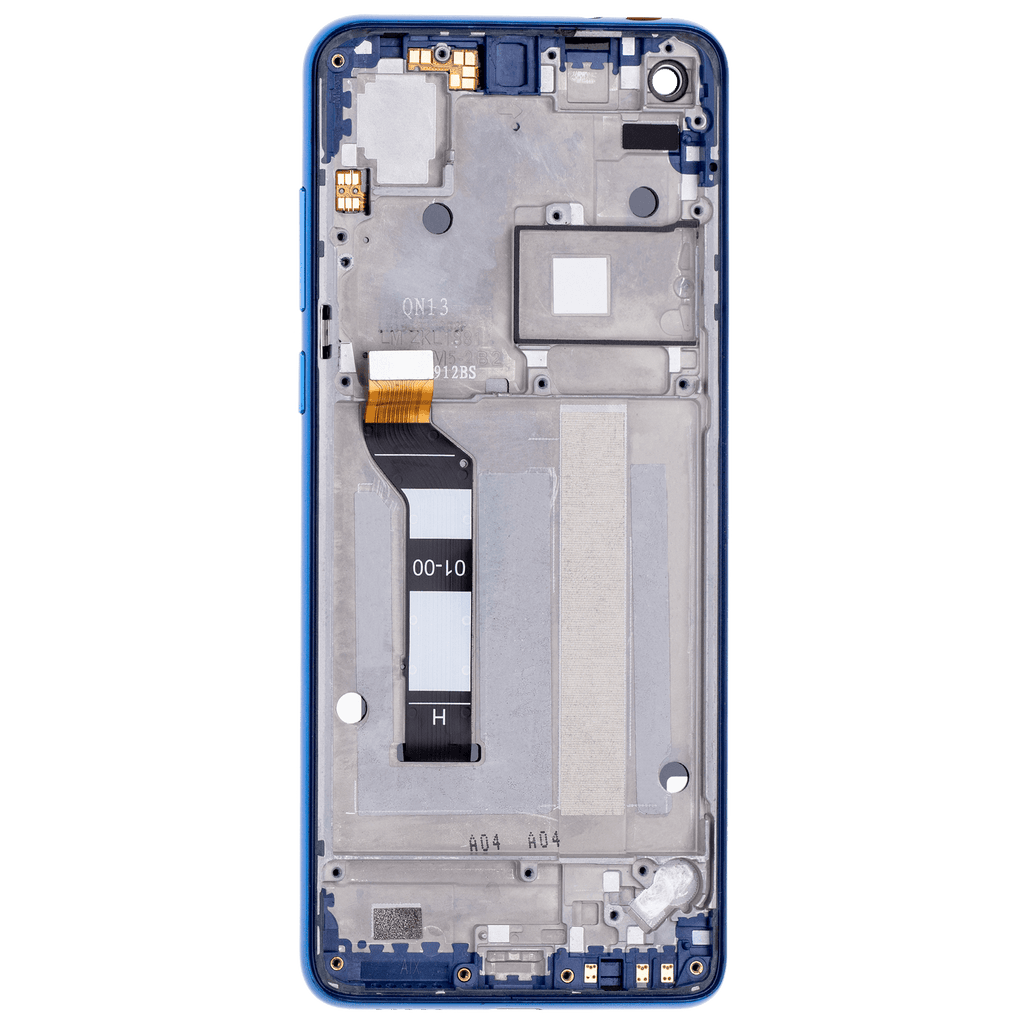 LCD Display with Frame for Motorola One Action (XT2013-1 / XT2013-2 / XT2013-4 / 2019) (Original OEM) (Denim Blue)
