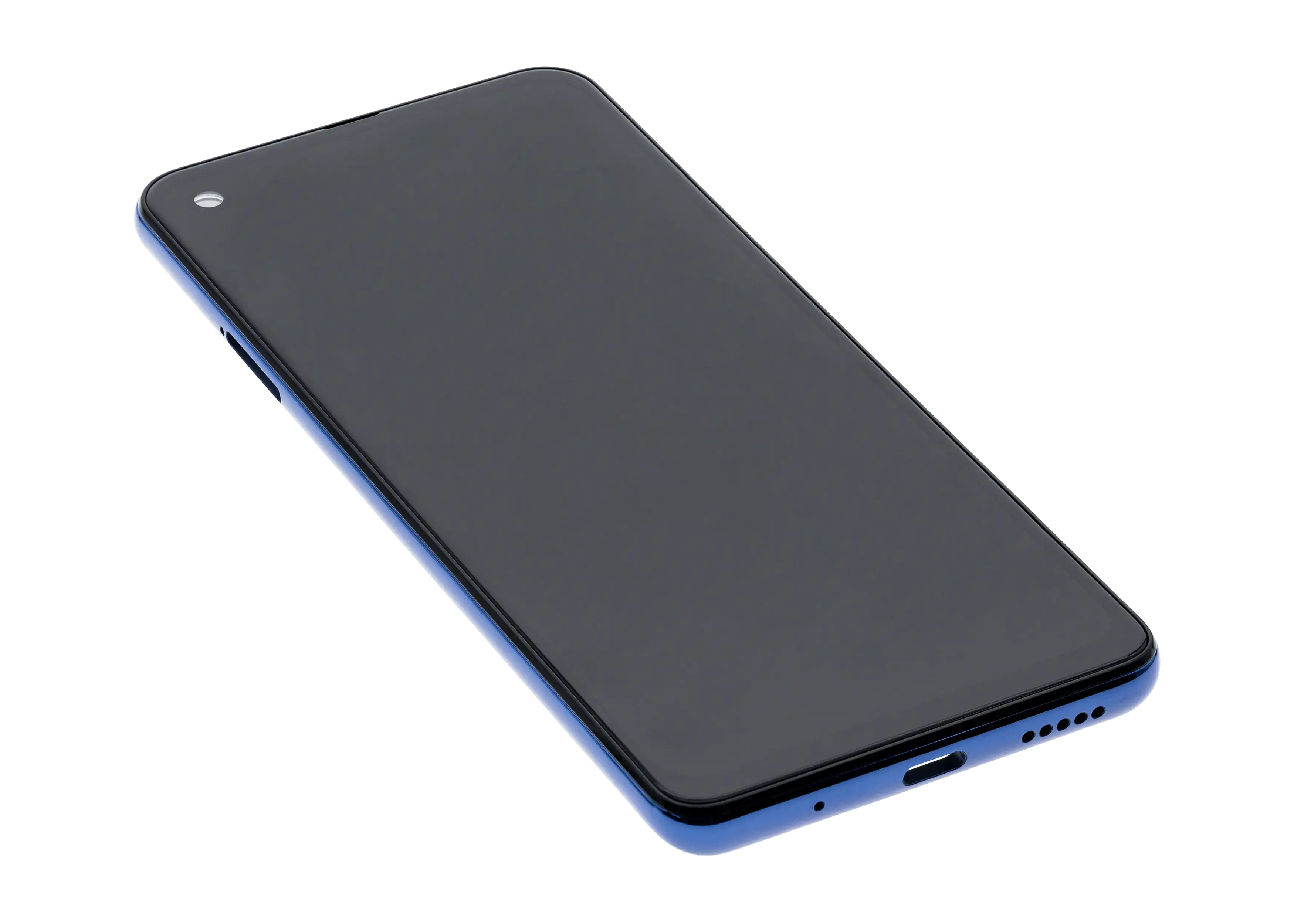 LCD Display with Frame for Motorola One Action (XT2013-1 / XT2013-2 / XT2013-4 / 2019) (Original OEM) (Denim Blue)