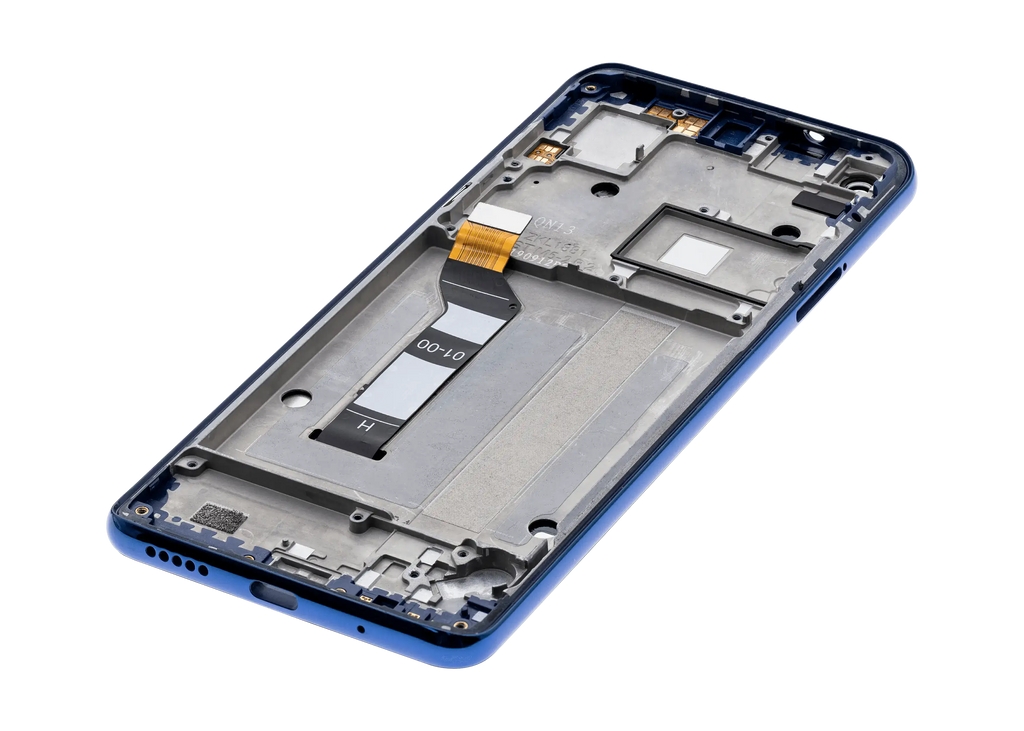 LCD Display with Frame for Motorola One Action (XT2013-1 / XT2013-2 / XT2013-4 / 2019) (Original OEM) (Denim Blue)