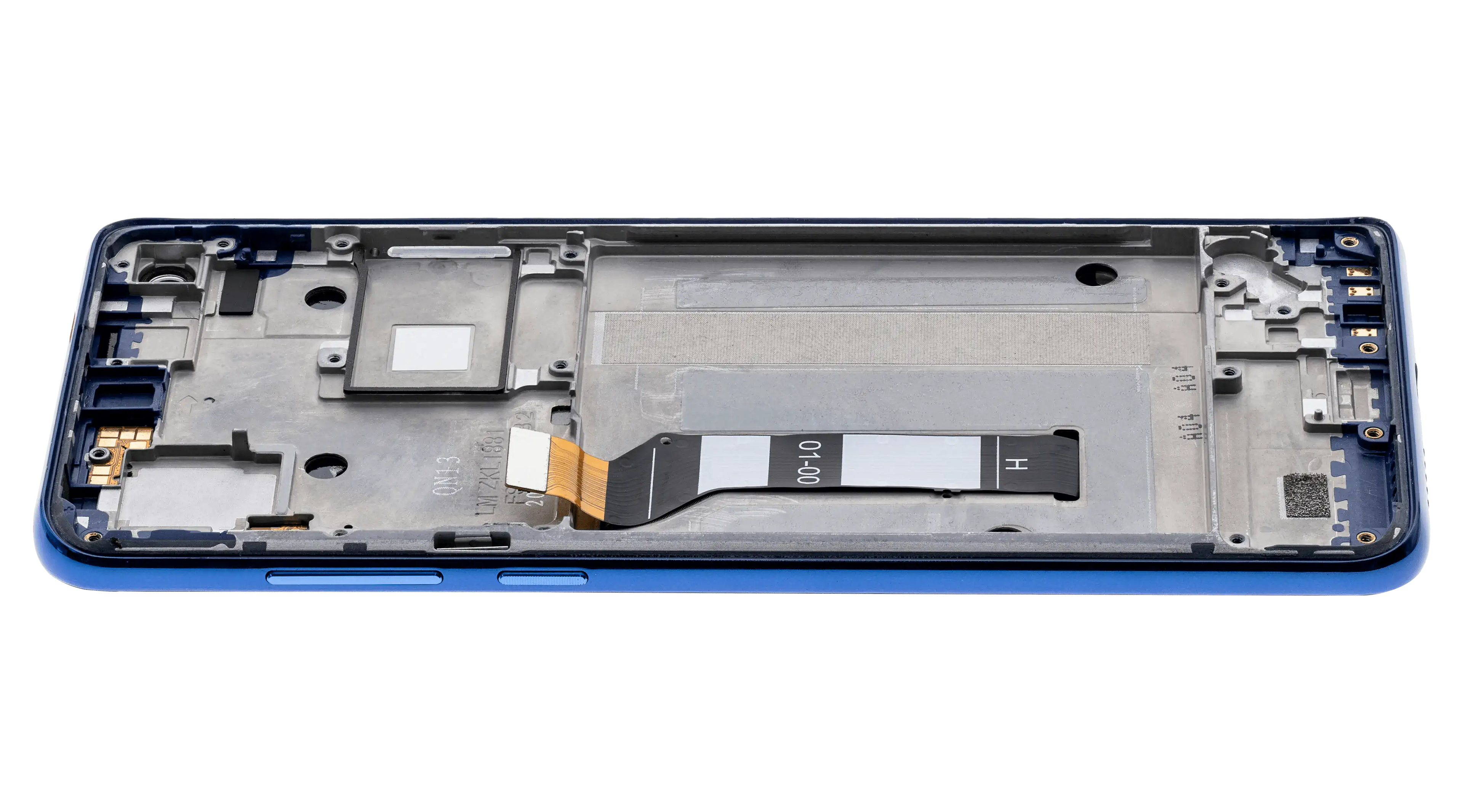 LCD Display with Frame for Motorola One Action (XT2013-1 / XT2013-2 / XT2013-4 / 2019) (Original OEM) (Denim Blue)