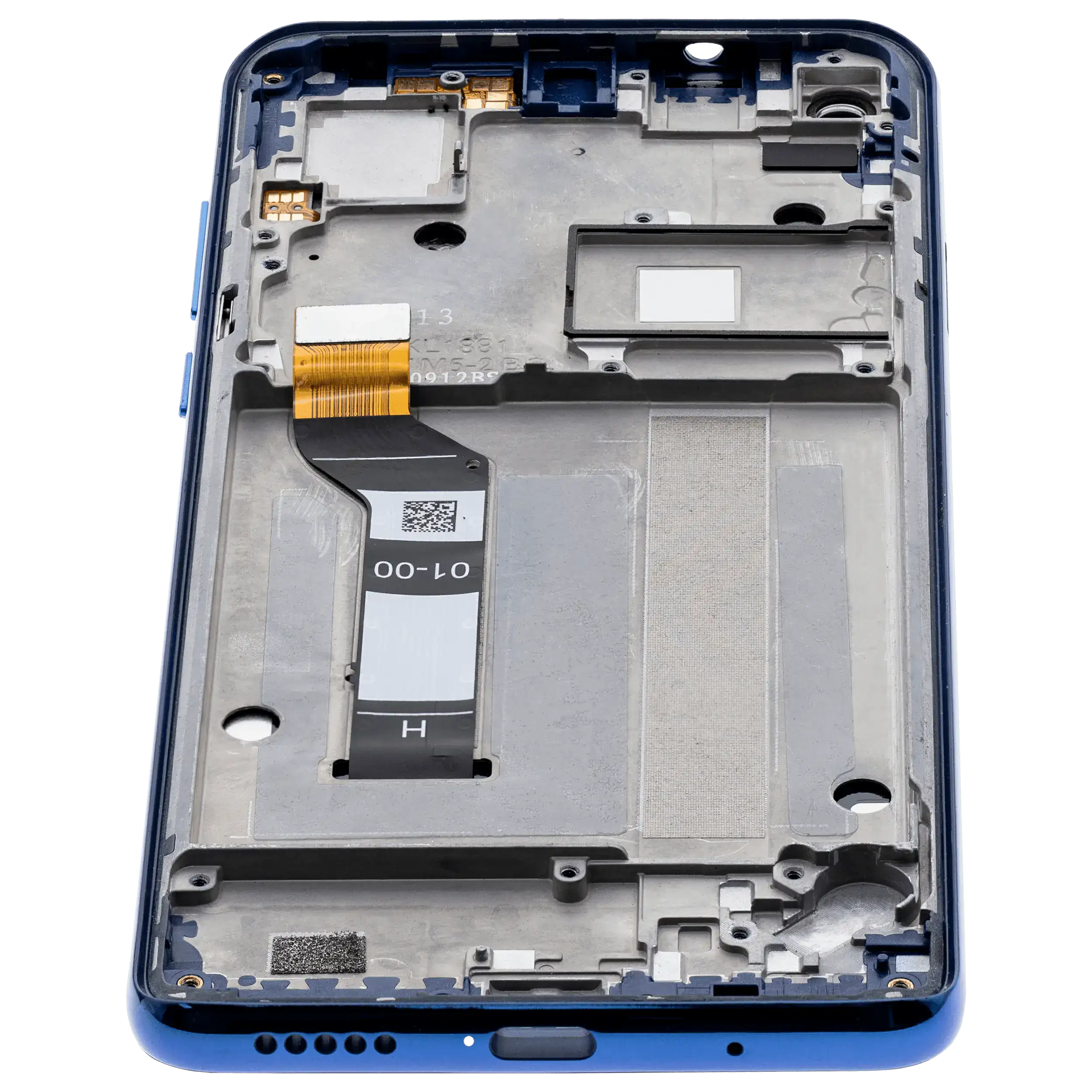 LCD Display with Frame for Motorola One Action (XT2013-1 / XT2013-2 / XT2013-4 / 2019) (Original OEM) (Denim Blue)