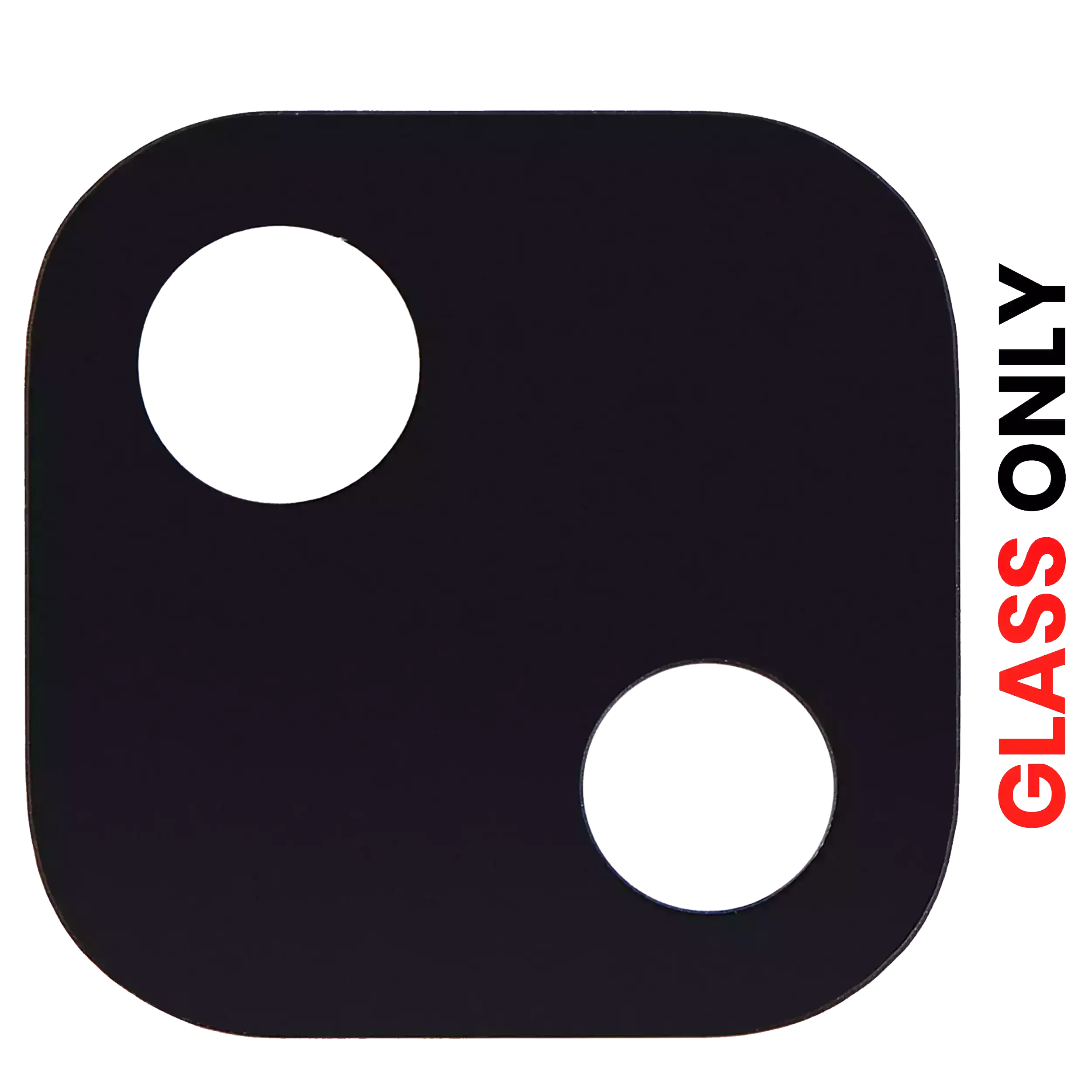 Rear Camera Lens (Glass Only) with Adhesive for Google Pixel 4A (Aftermarket Plus)