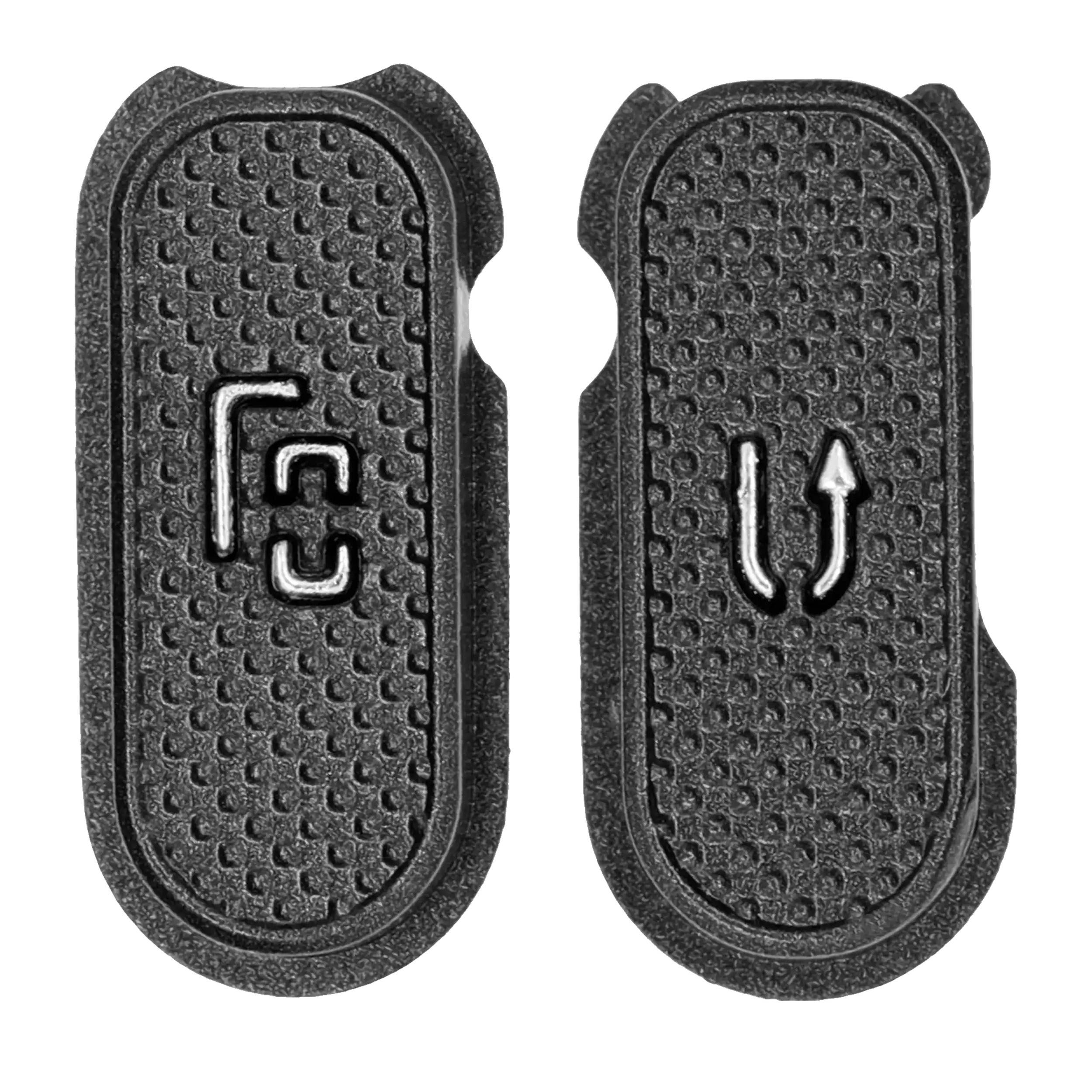 Hard-Tasten (Menü/Zurück) für Samsung Galaxy S7 Active (Titanium Grau)