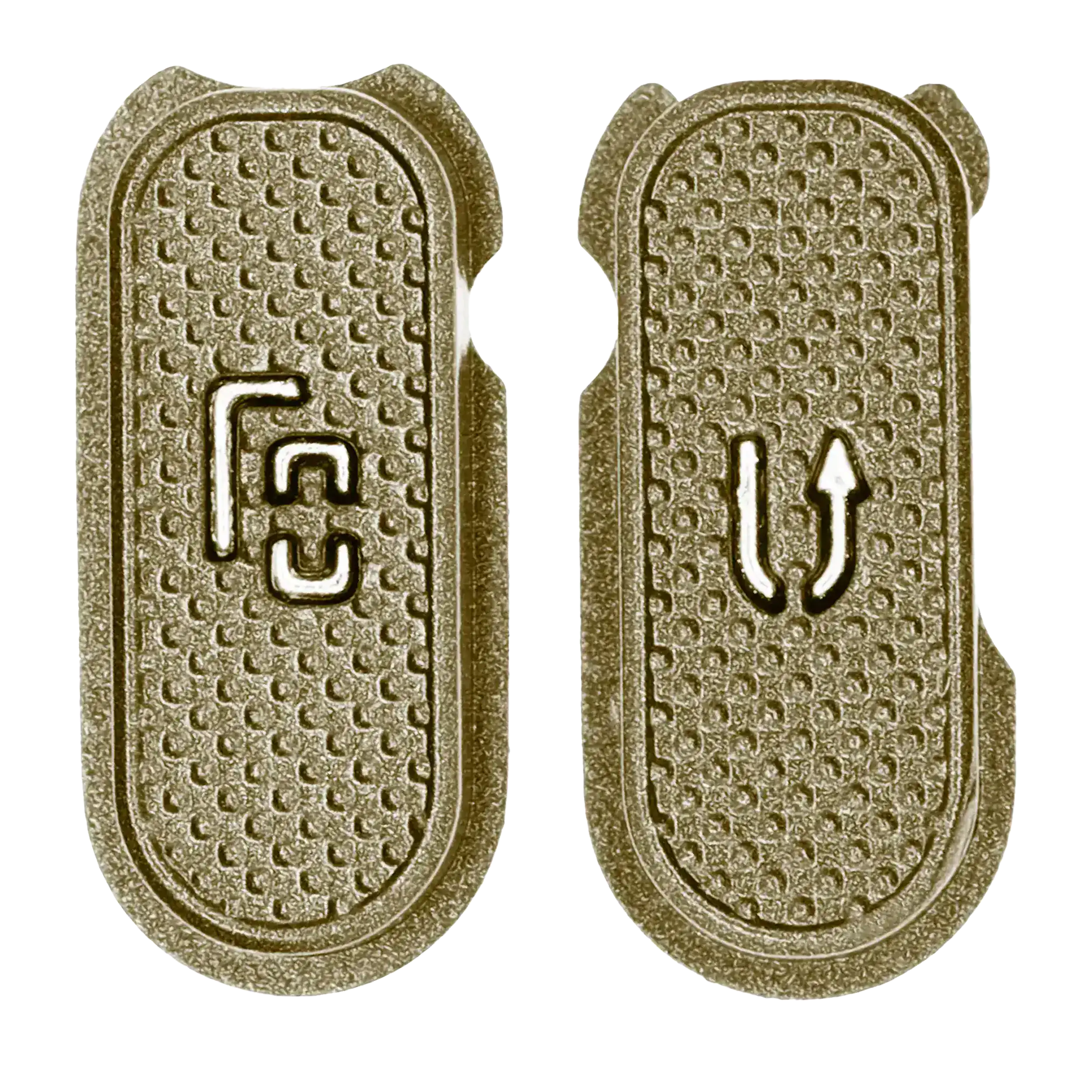 Hard-Buttons (Menü / Zurück) für Samsung Galaxy S7 Active (Sandy Gold)