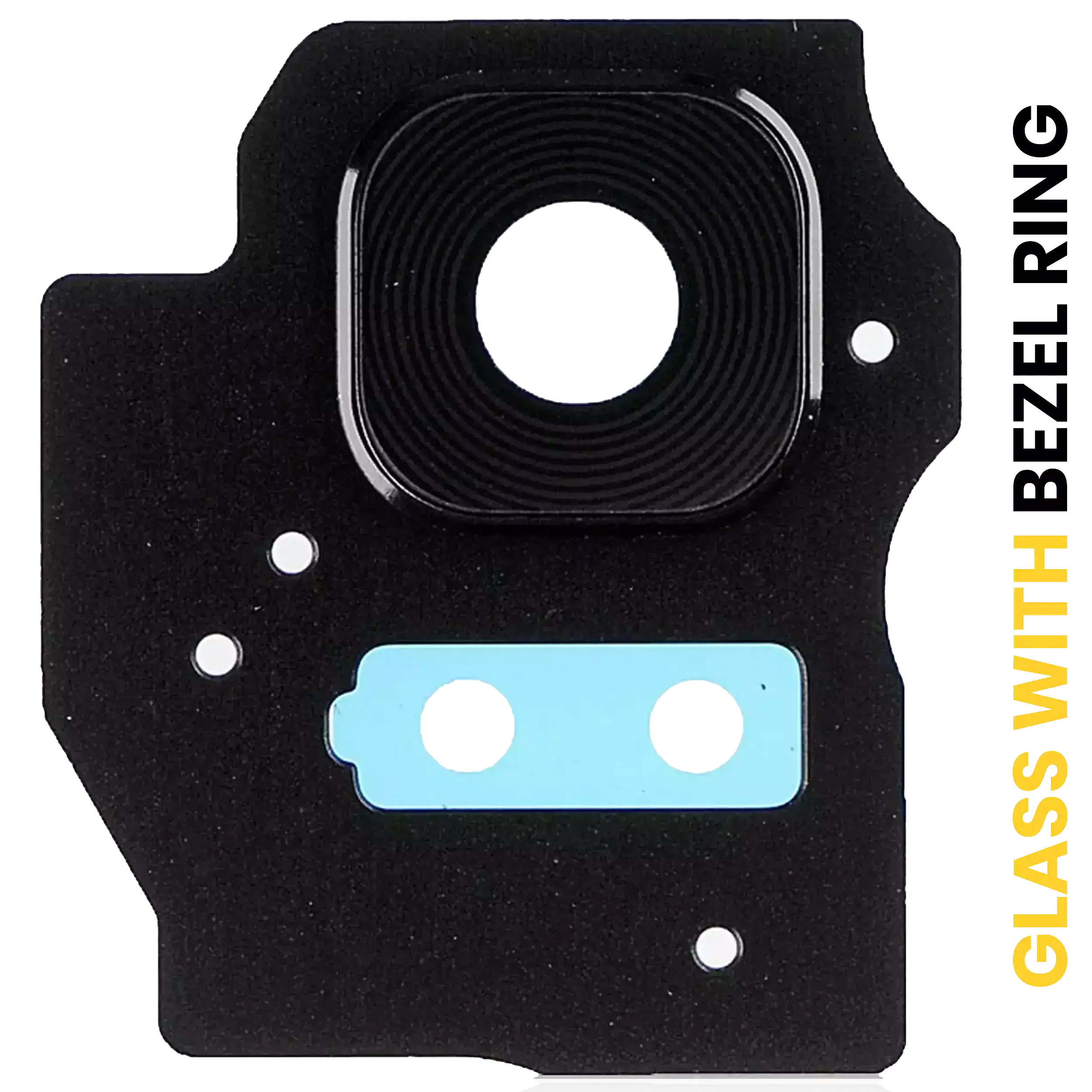 Rear Camera Lens with Bezel Ring for Samsung Galaxy S8 Plus (Midnight Black)