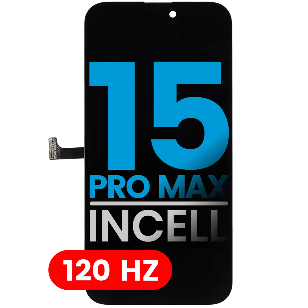 LCD Display for iPhone 15 Pro Max (Aftermarket AQ7 / Incell, 120 Hz)