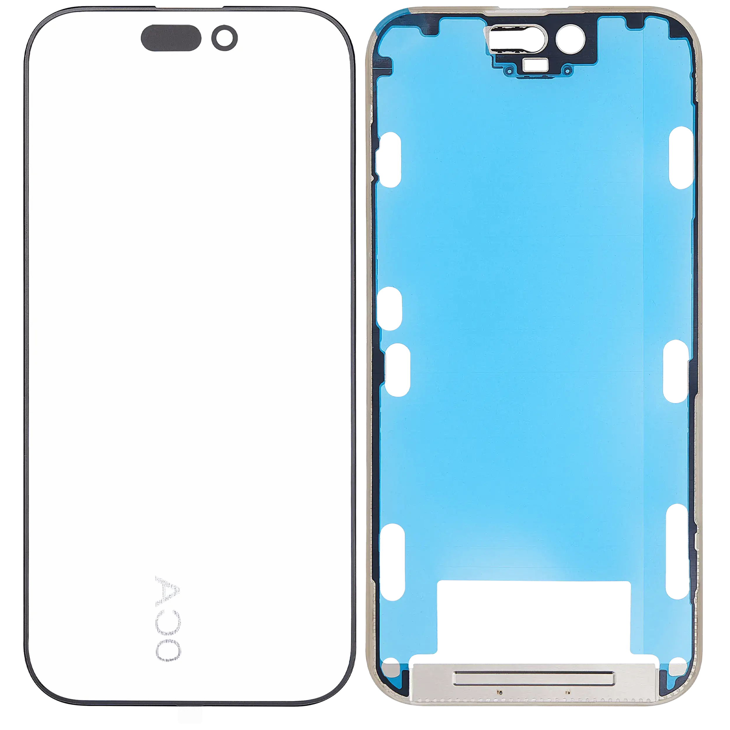 3-in-1 (Glas mit vorinstallierter OCA + Rahmen) für iPhone 16 Pro (OCA Master)
