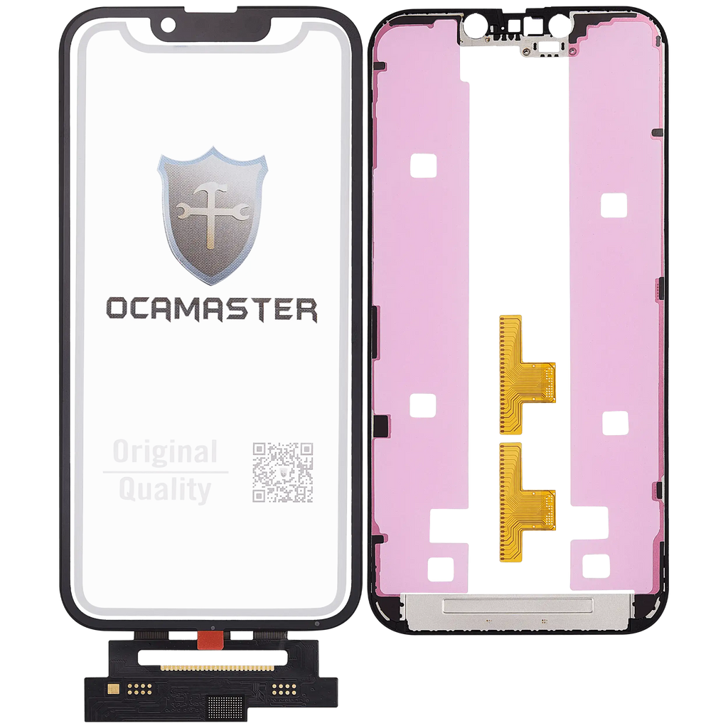 iPhone 14 4-in-1 Flex mit Glas+OCA+Rahmen vorinstalliert (OCA Master)