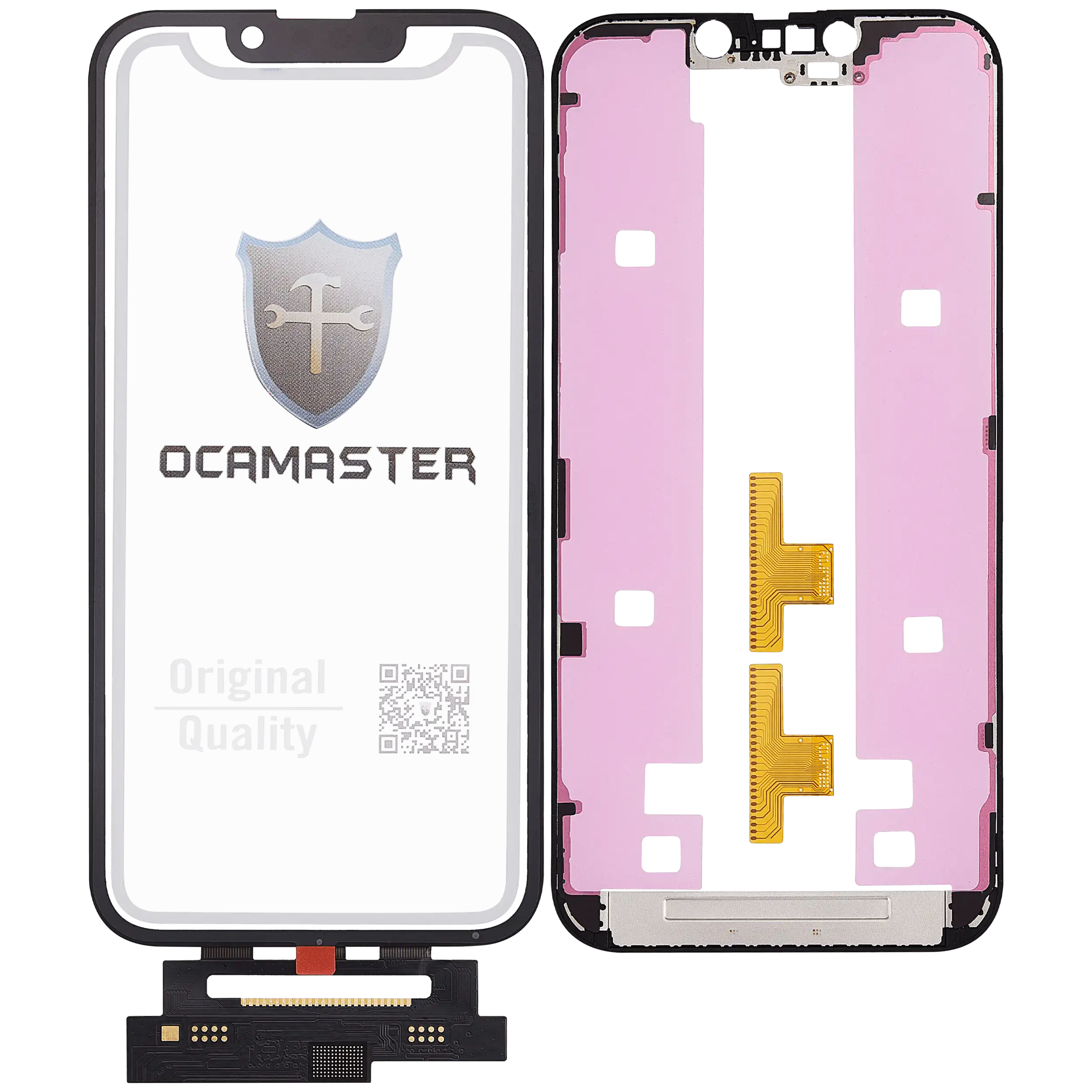 iPhone 14 4-in-1 Flex mit Glas+OCA+Rahmen vorinstalliert (OCA Master)