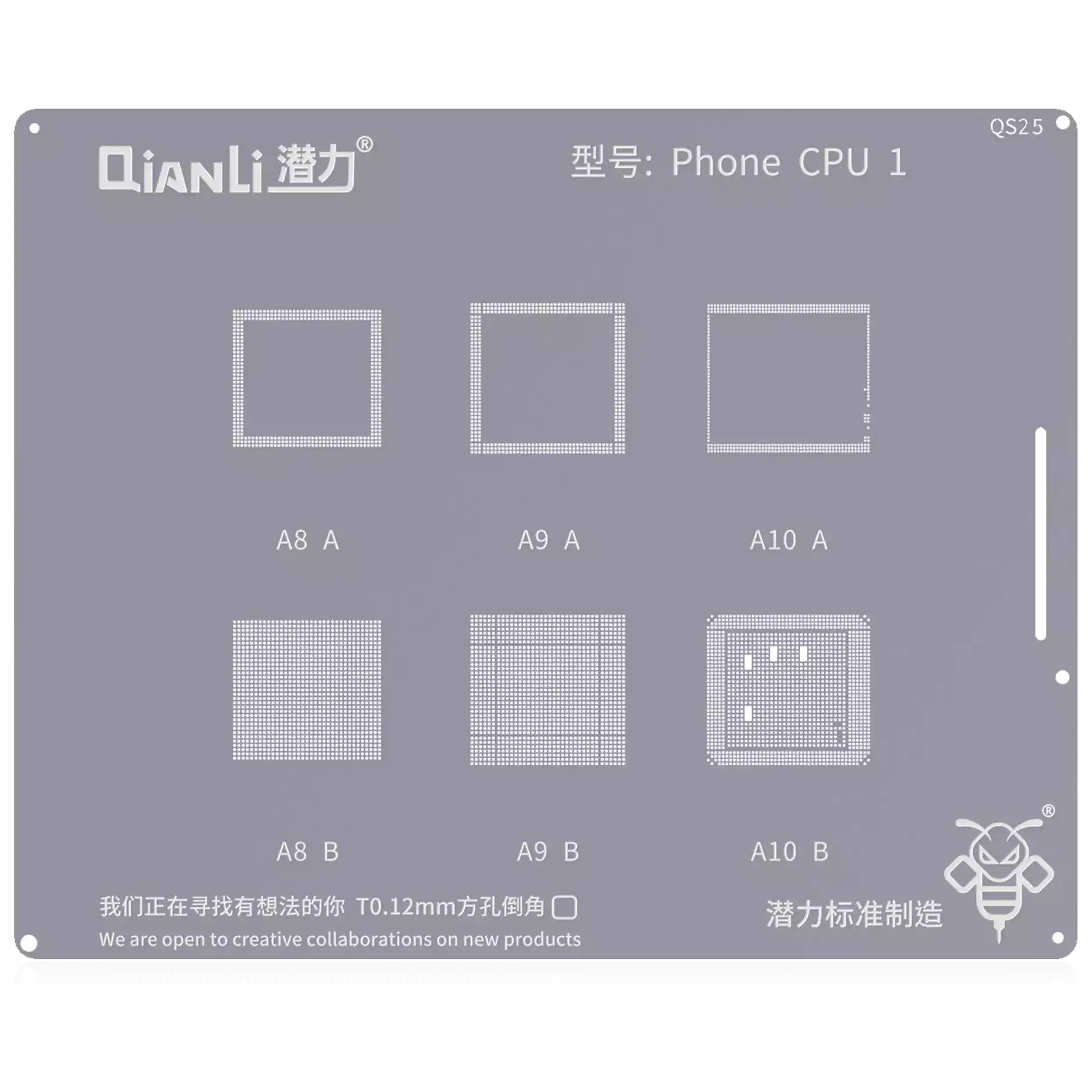 Bumblebee Schablone (QS25) Phone CPU1 (Qianli)
