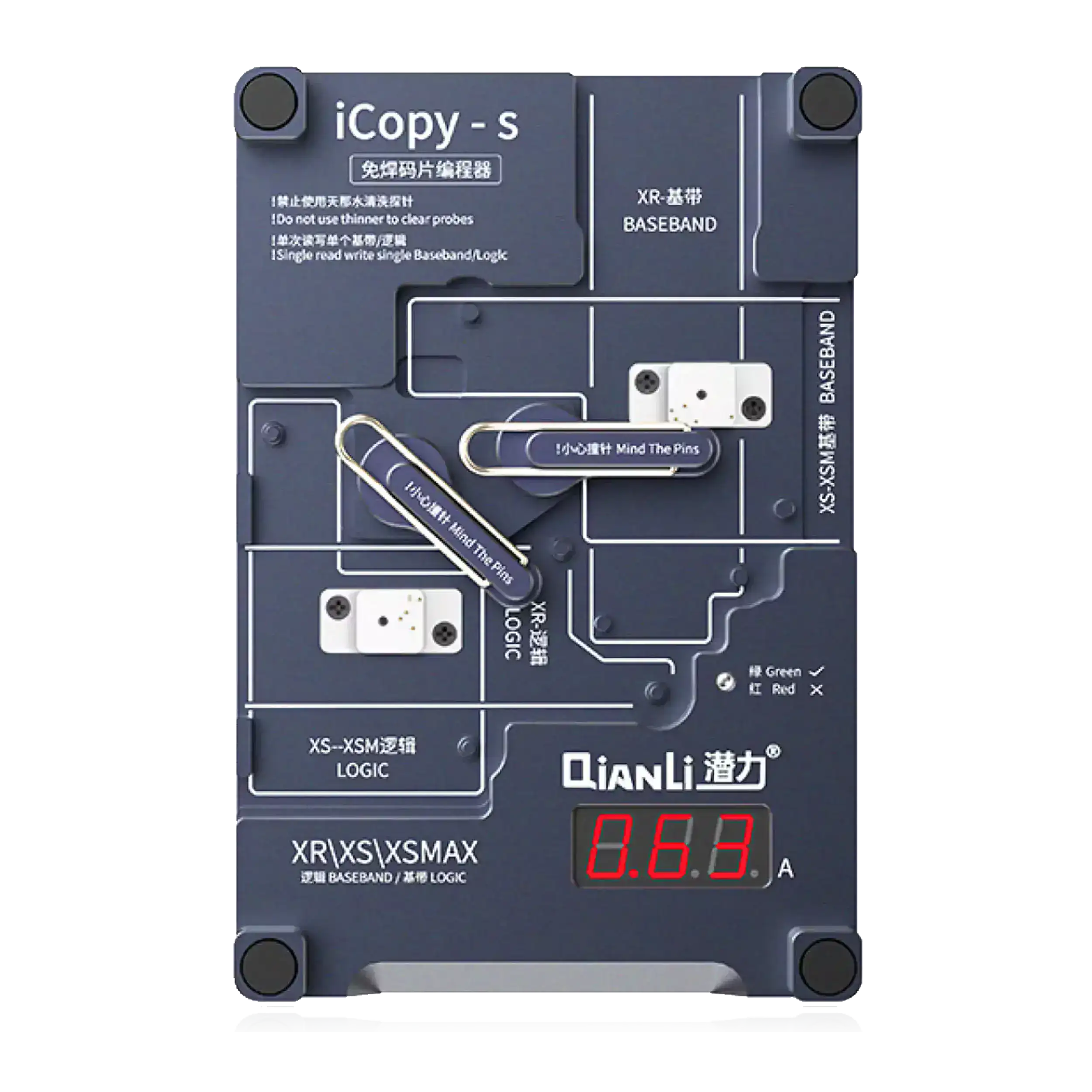 iCopy-S Doppelseitiger Chip-Testrahmen für iPhone X / XS / XS Max (Qianli)