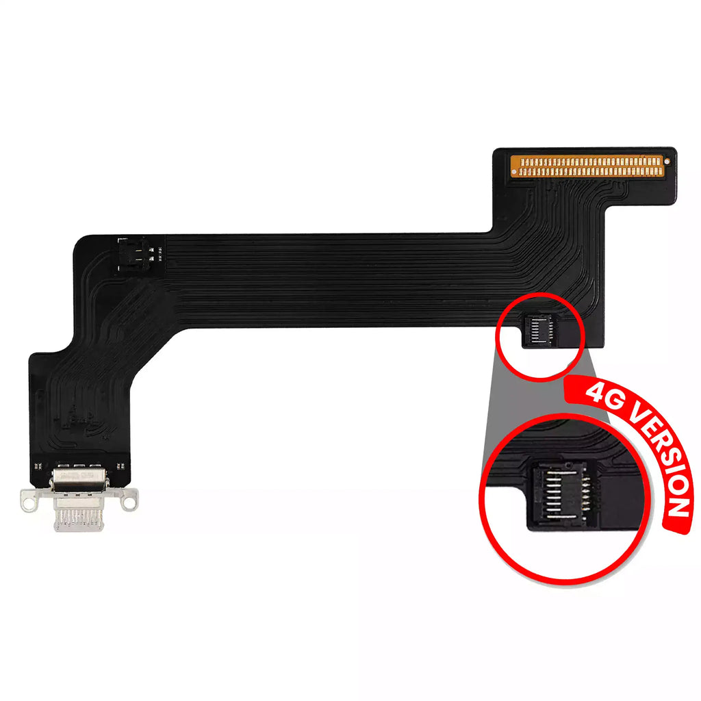 Ladebuchse-Flexkabel für iPad 10 (2022) (Cellular) (Aftermarket Plus) (Silber)