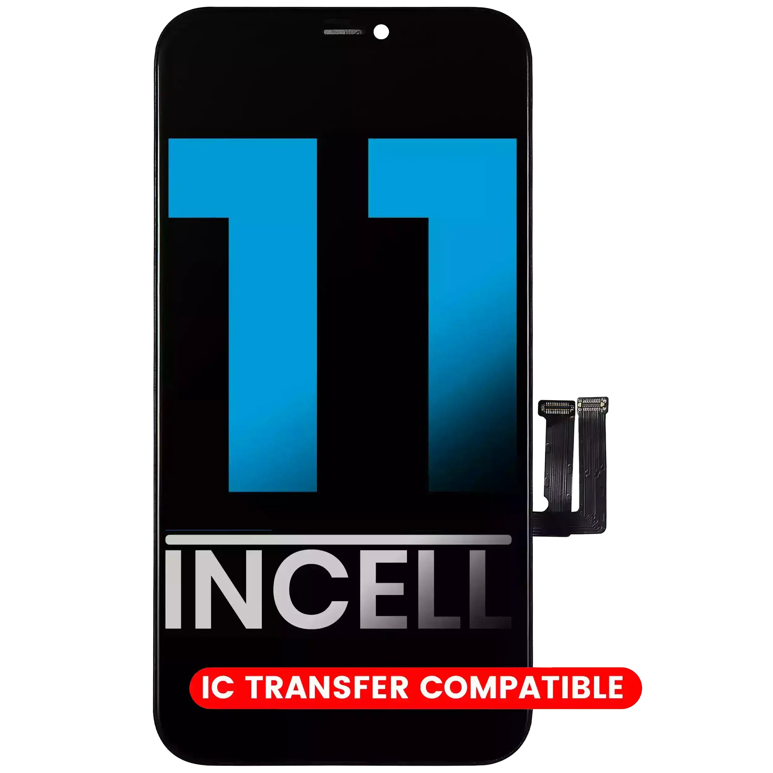 LCD Display with Pre-installed Steel Plate for iPhone 11 (Aftermarket / Incell)