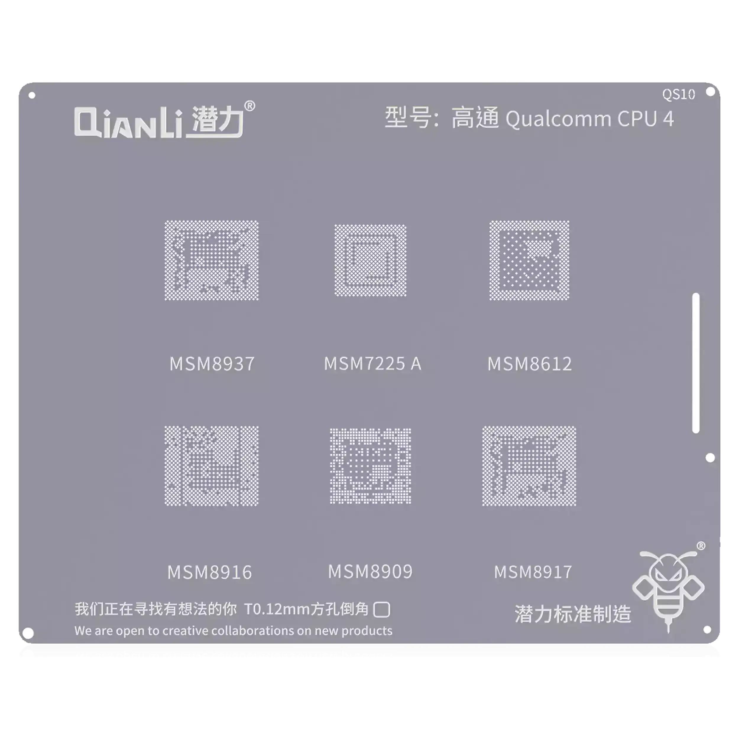 Qianli Bumblebee QS10 Schablone Qualcomm CPU4 MSM8937