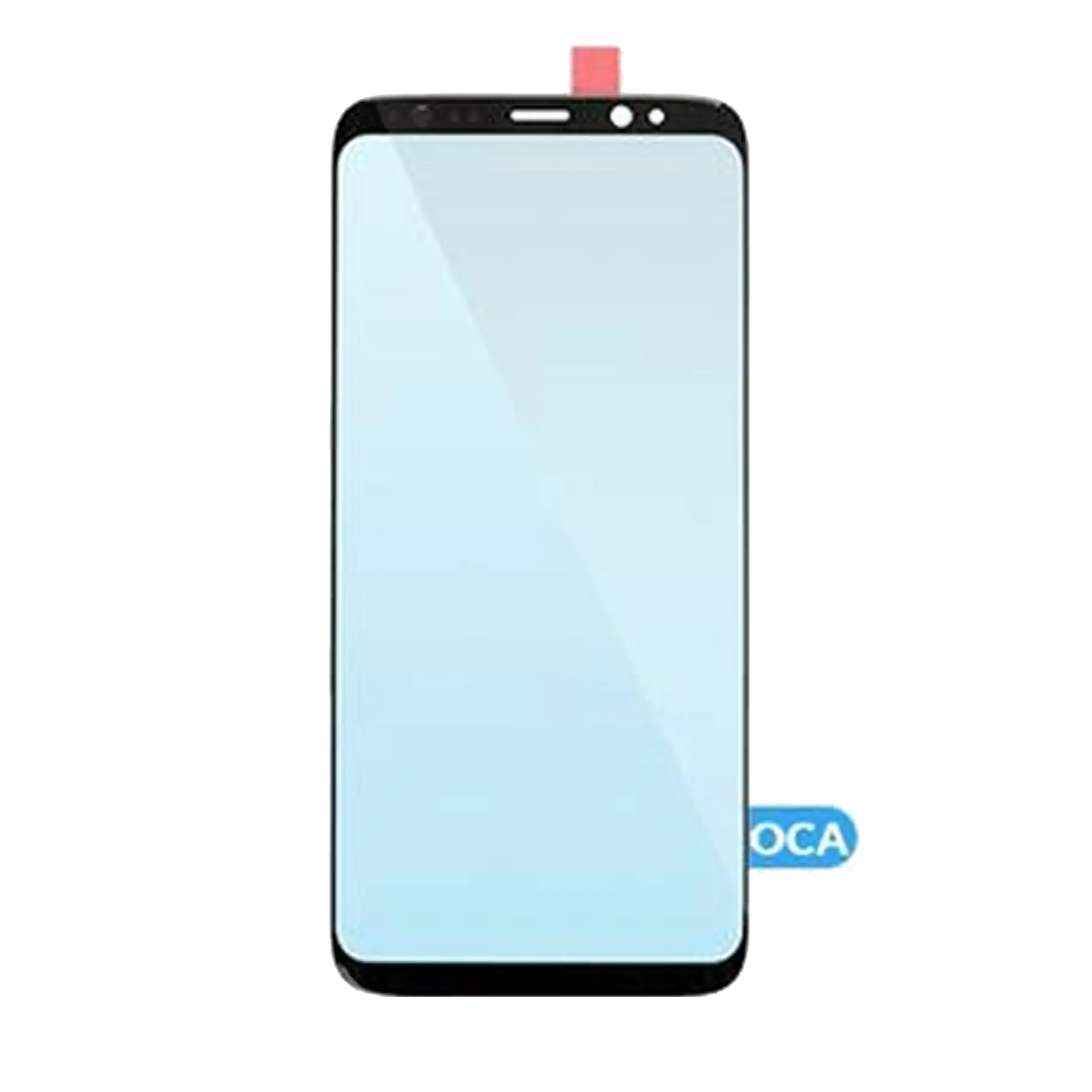 Frontglas mit vorinstalliertem OCA für Samsung Galaxy S8 (Schwarz, 125 µm)