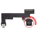 Charging Port Flex Cable for iPad Air 5 (Cellular) (Aftermarket Plus) (Blue)