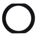 Home-Button-Dichtung für iPad Pro 10.5/12.9, iPad 5-9, Air, Mini Schwarz 10er