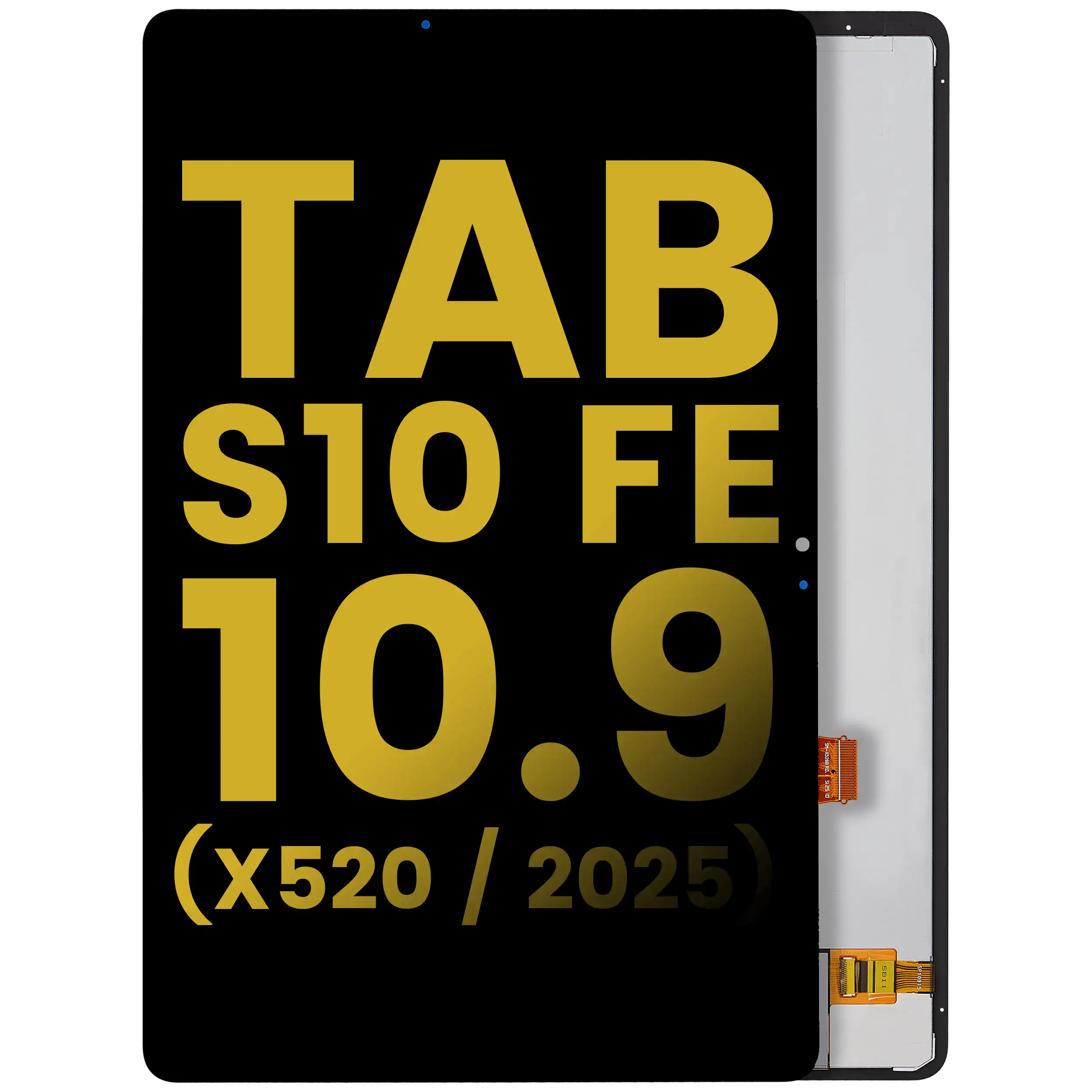 LCD-Display ohne Rahmen f. Samsung Tab S10 FE 10.9" (2025) Refurbished Schwarz