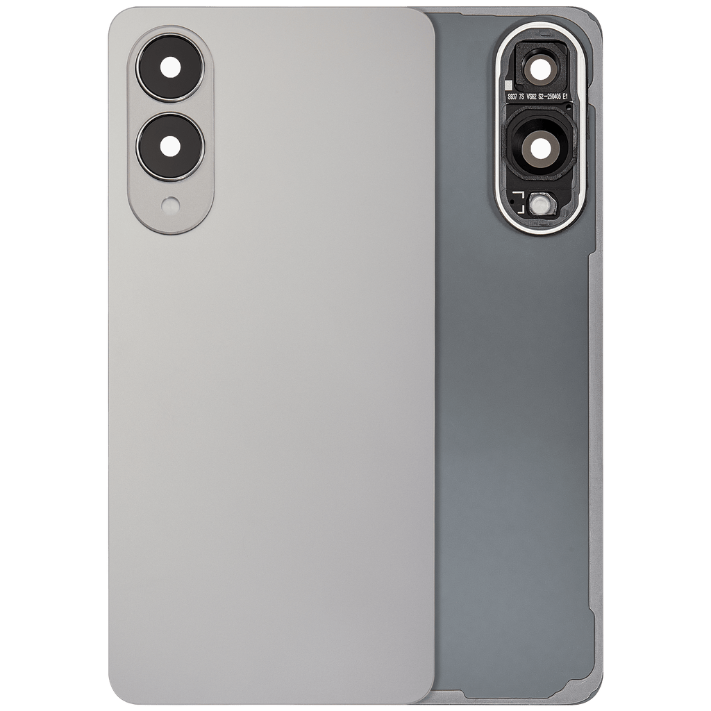 Back Cover with Camera Lens for Samsung Galaxy S25 Edge (No Logo) (Aftermarket Plus) (Titanium Silver)