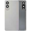 Back Cover with Camera Lens for Samsung Galaxy S25 Edge (No Logo) (Aftermarket Plus) (Titanium Silver)