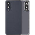 Backcover mit Kameralinse Samsung Galaxy S25 Edge ohne Logo Aftermarket+ Jetblac