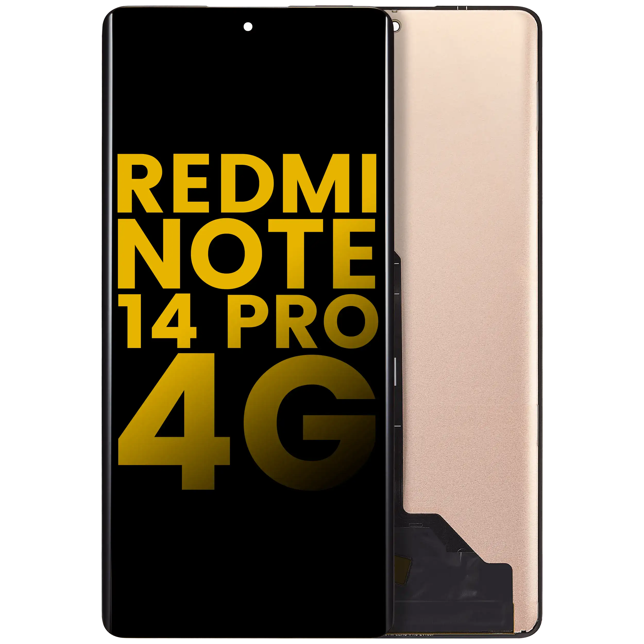 OLED Display without Frame for Xiaomi Redmi Note 14 Pro 4G (Refurbished) (All Colors)